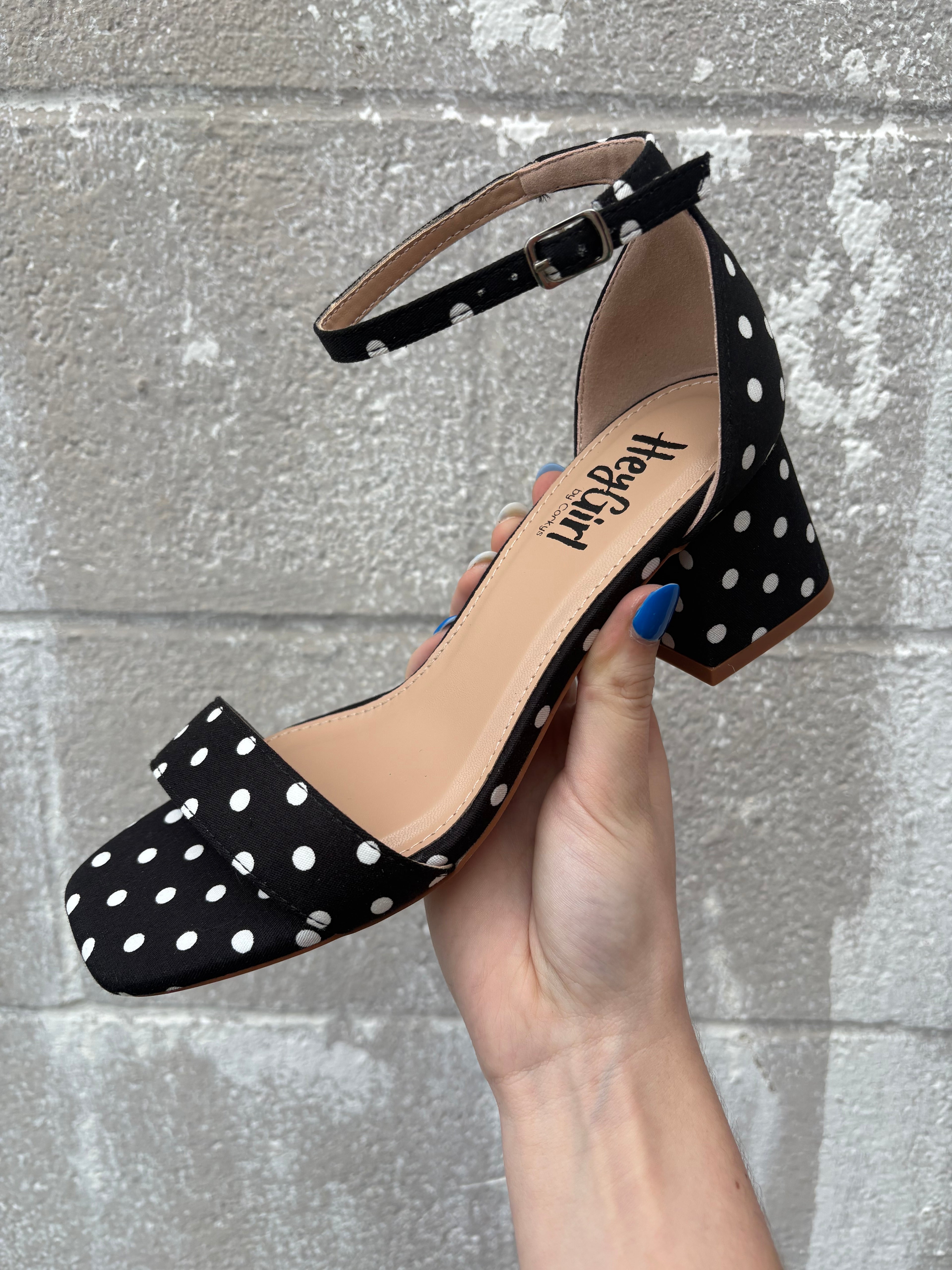 Corkys Save The Date Polka Dot Heels