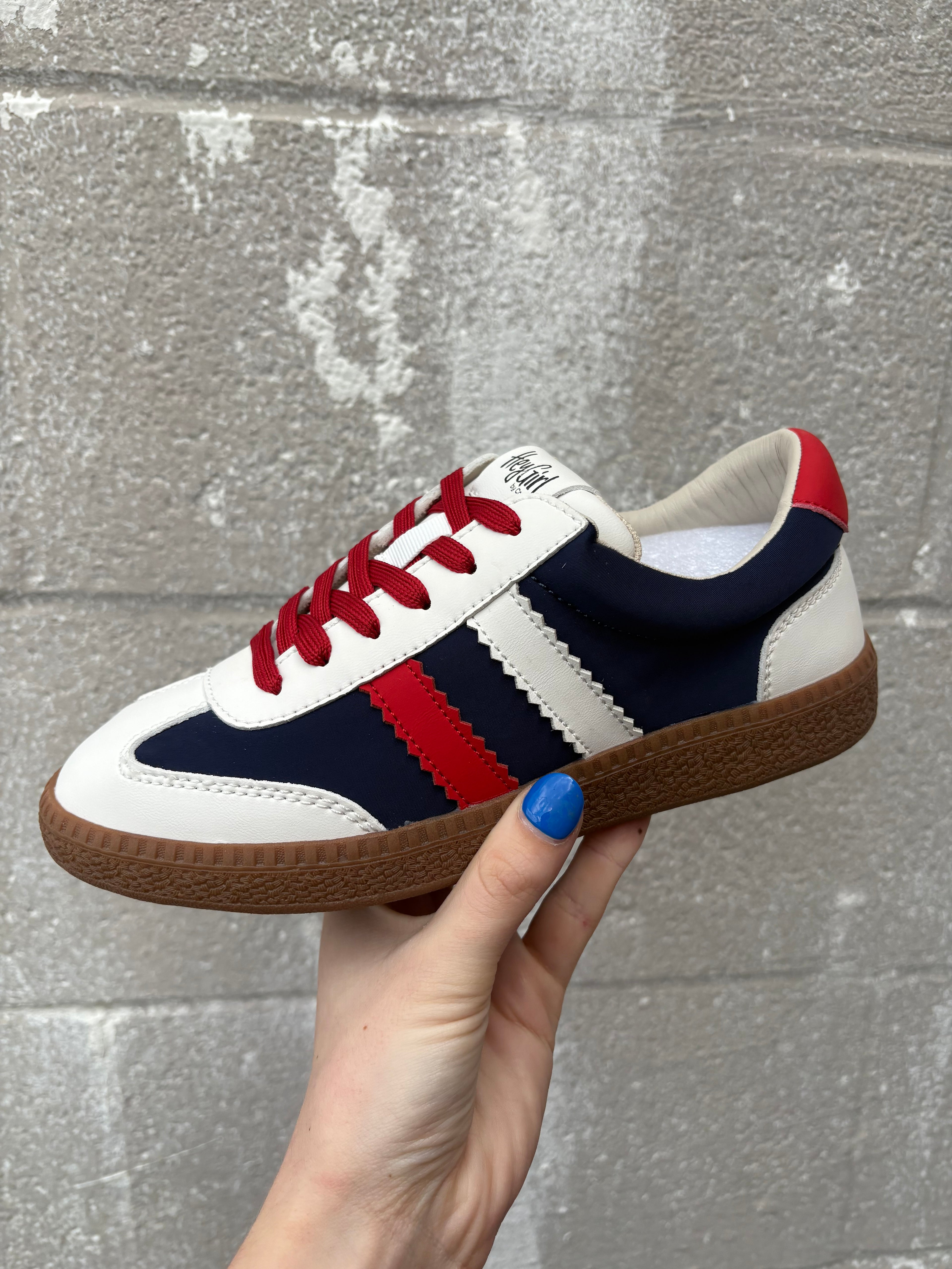 Corkys Heads Up Red White Blue Sneaker