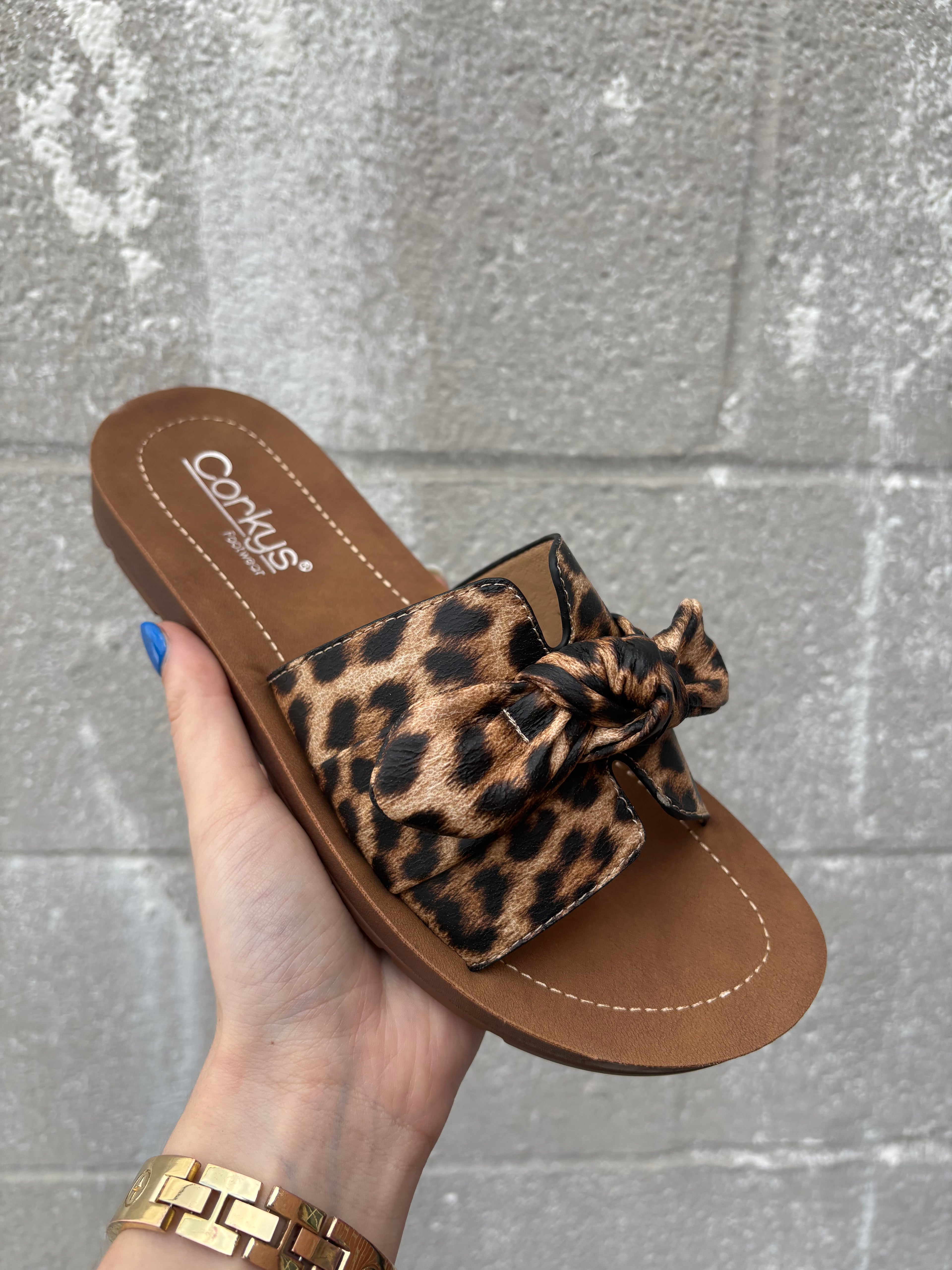 Corkys Too Cute Flats- Leopard
