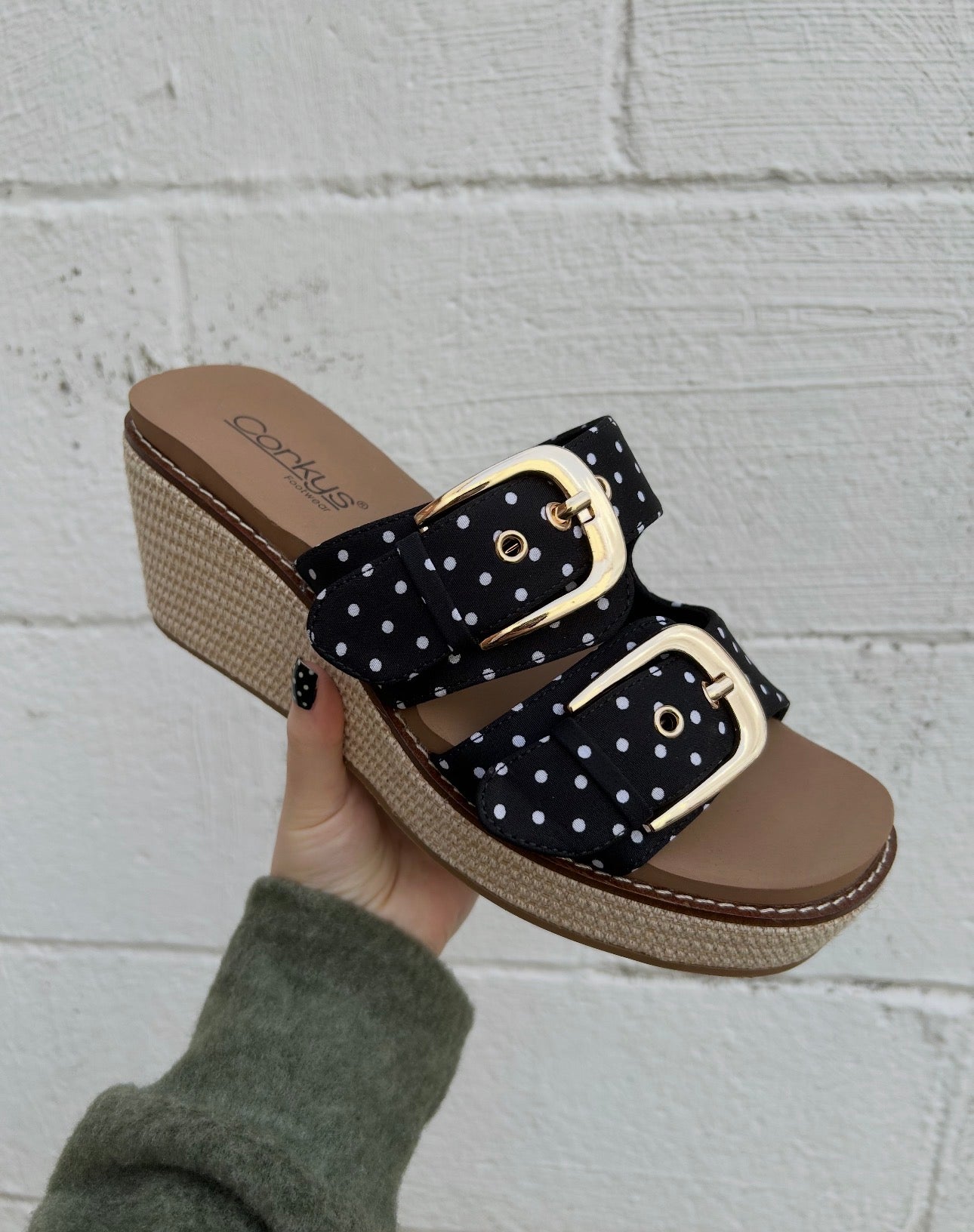 Corkys Polka Dot Wedge- Manifest