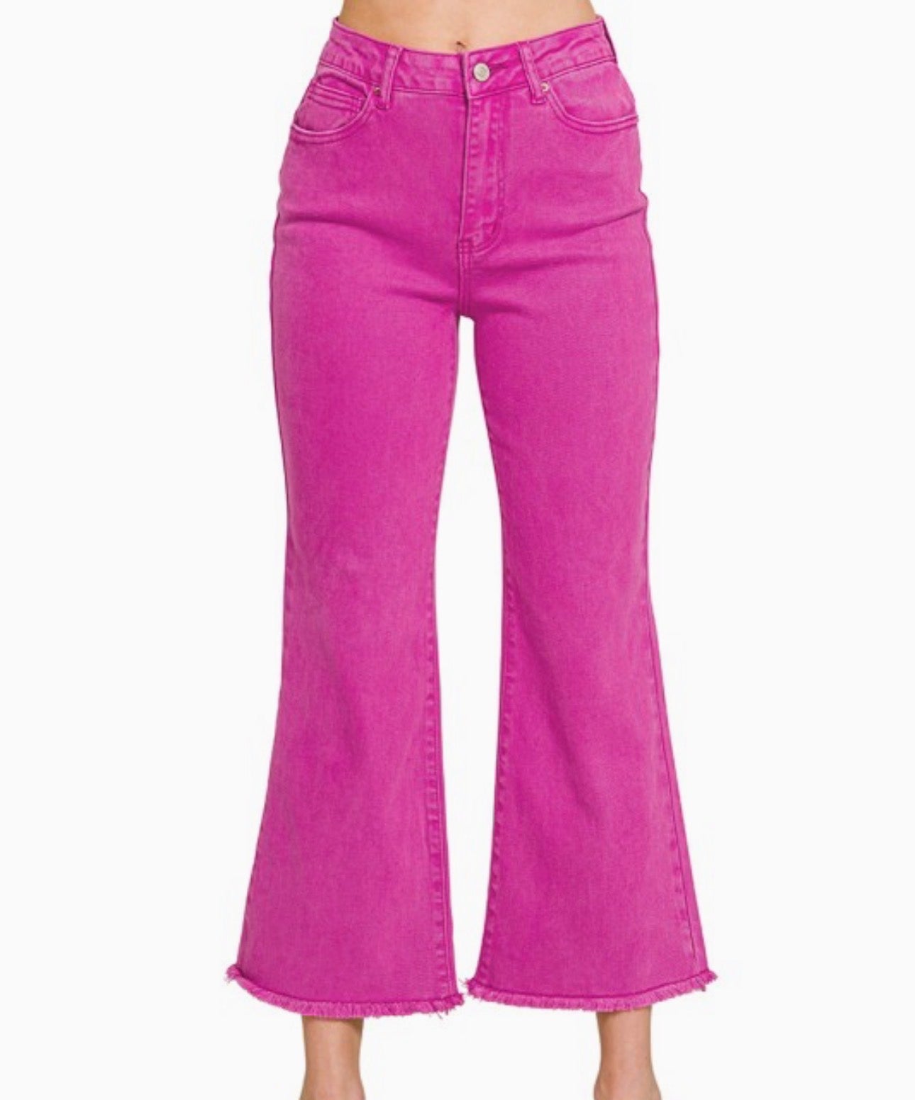 Magenta Bootcut Pants