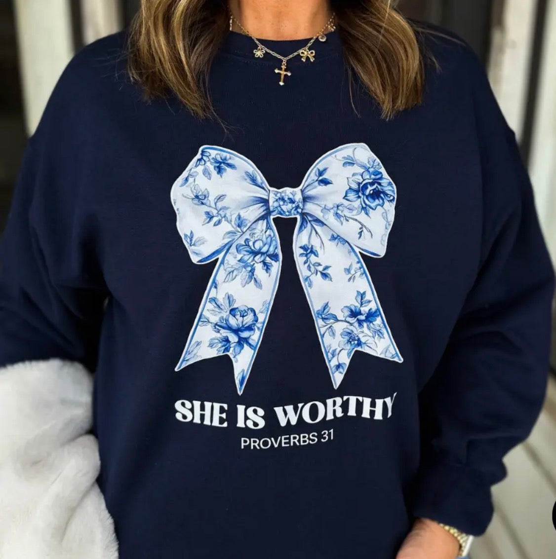 She is Worthy Crewneck