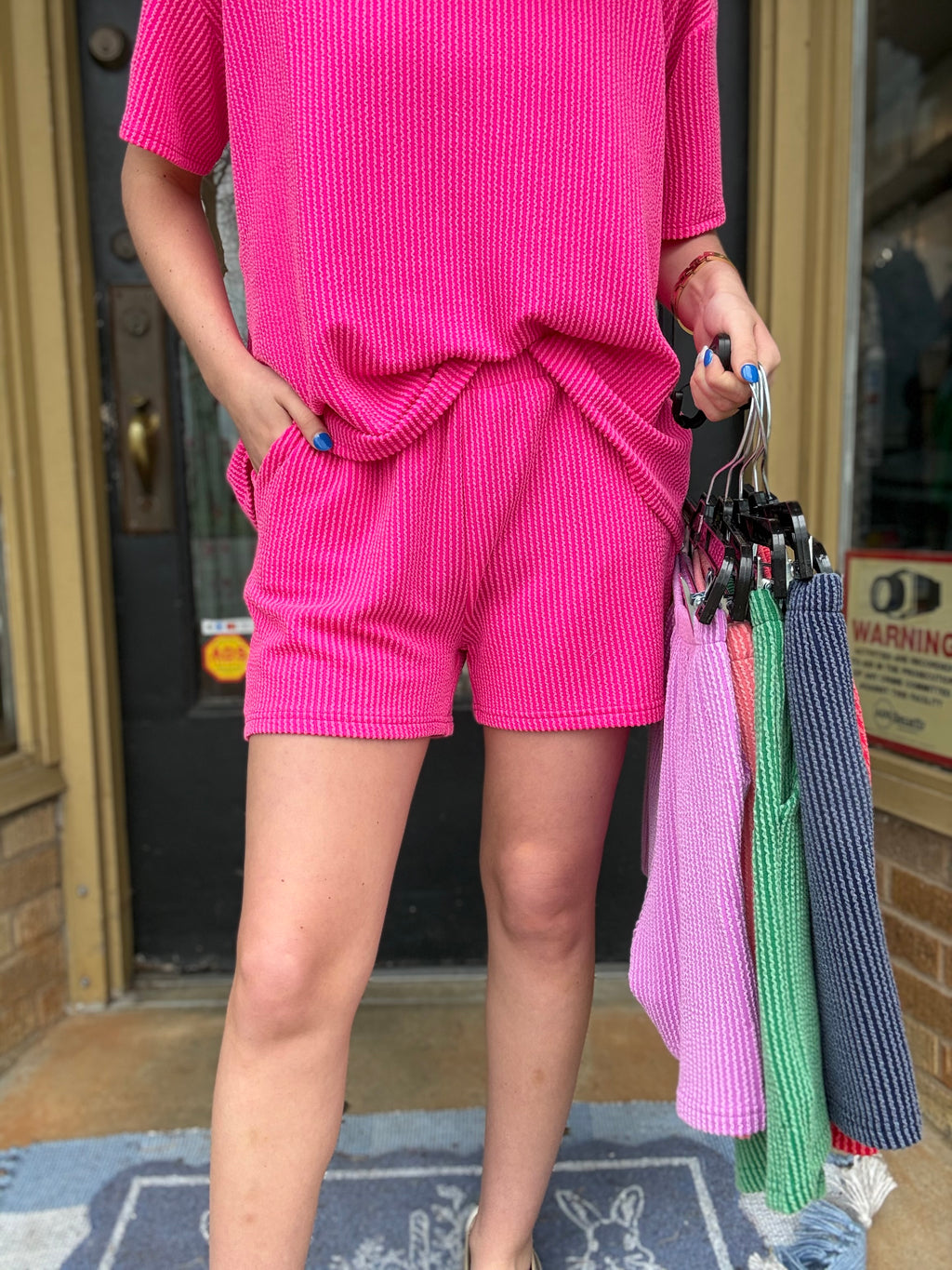 Ribbed Set Short- Short Only