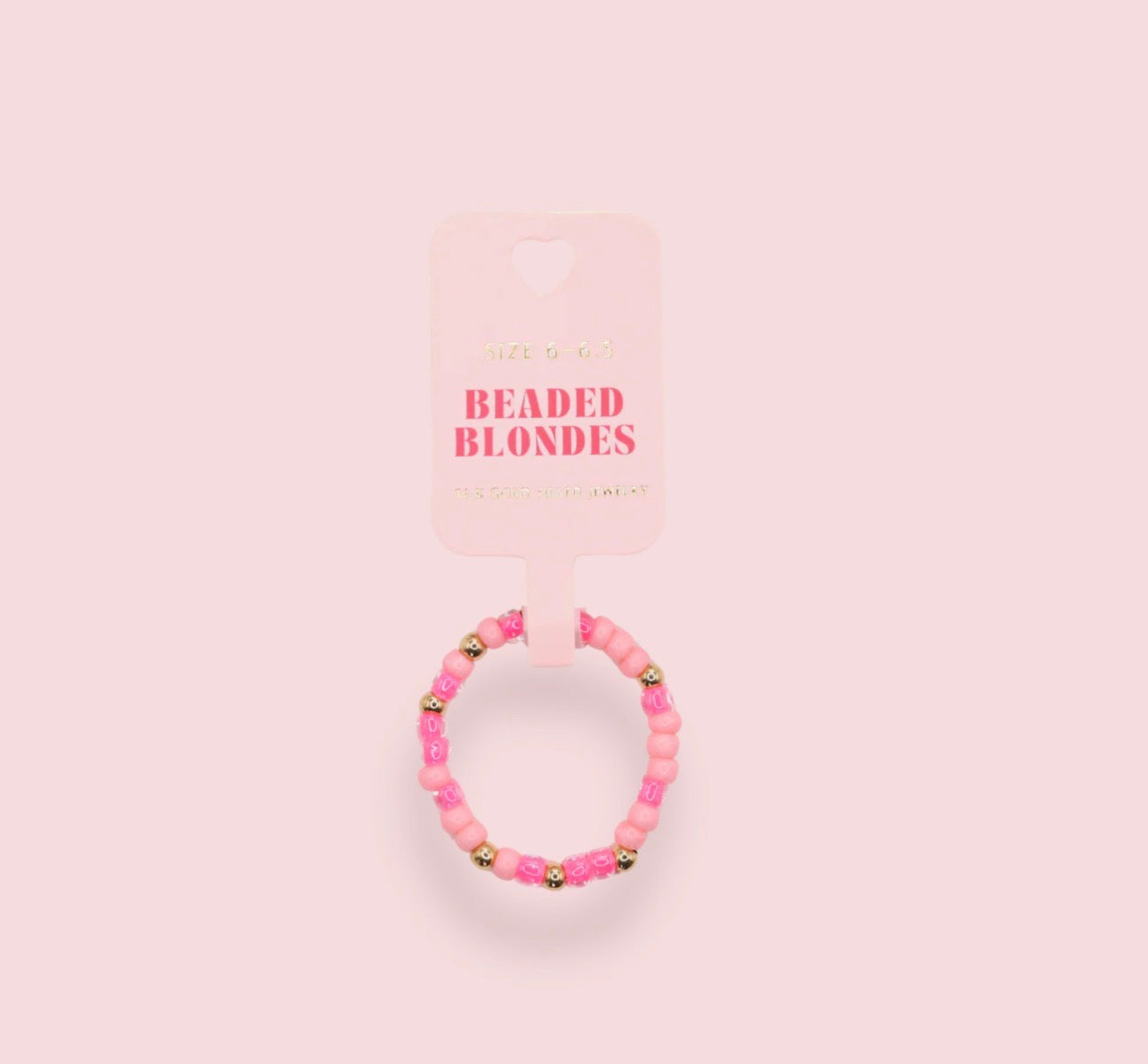 Hot Pink Sprinkle Ring