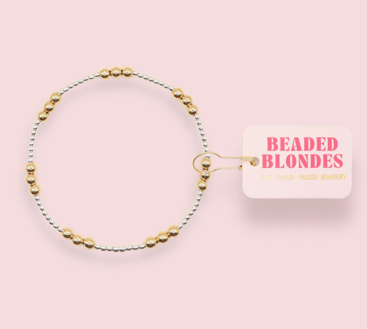 ILY Silver/Gold Bracelet