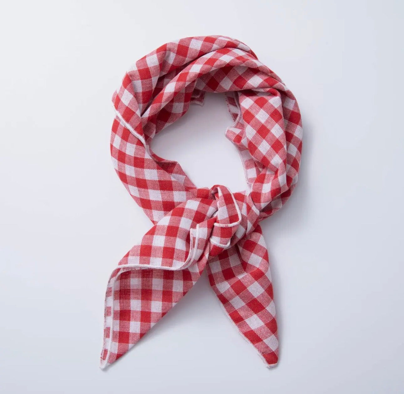 Gingham Bandana Scarf
