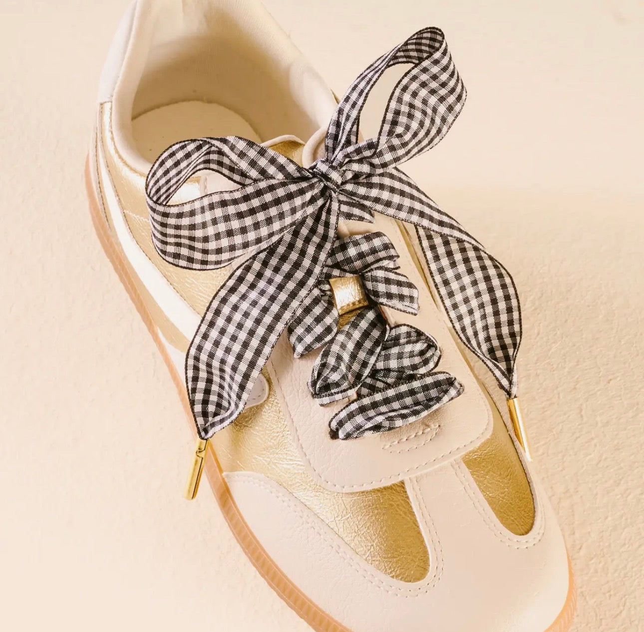 Gingham Shoelaces