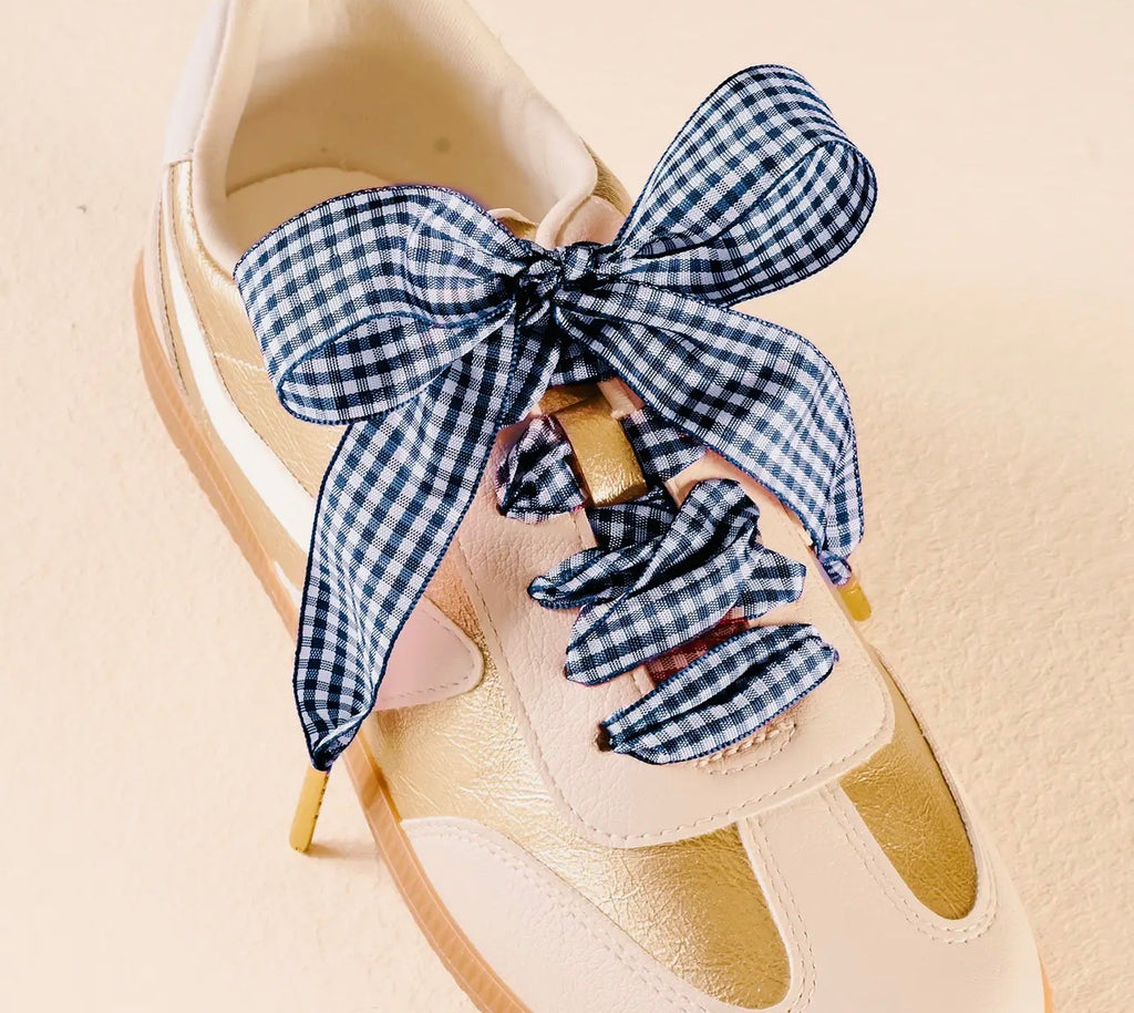 Gingham Shoelaces