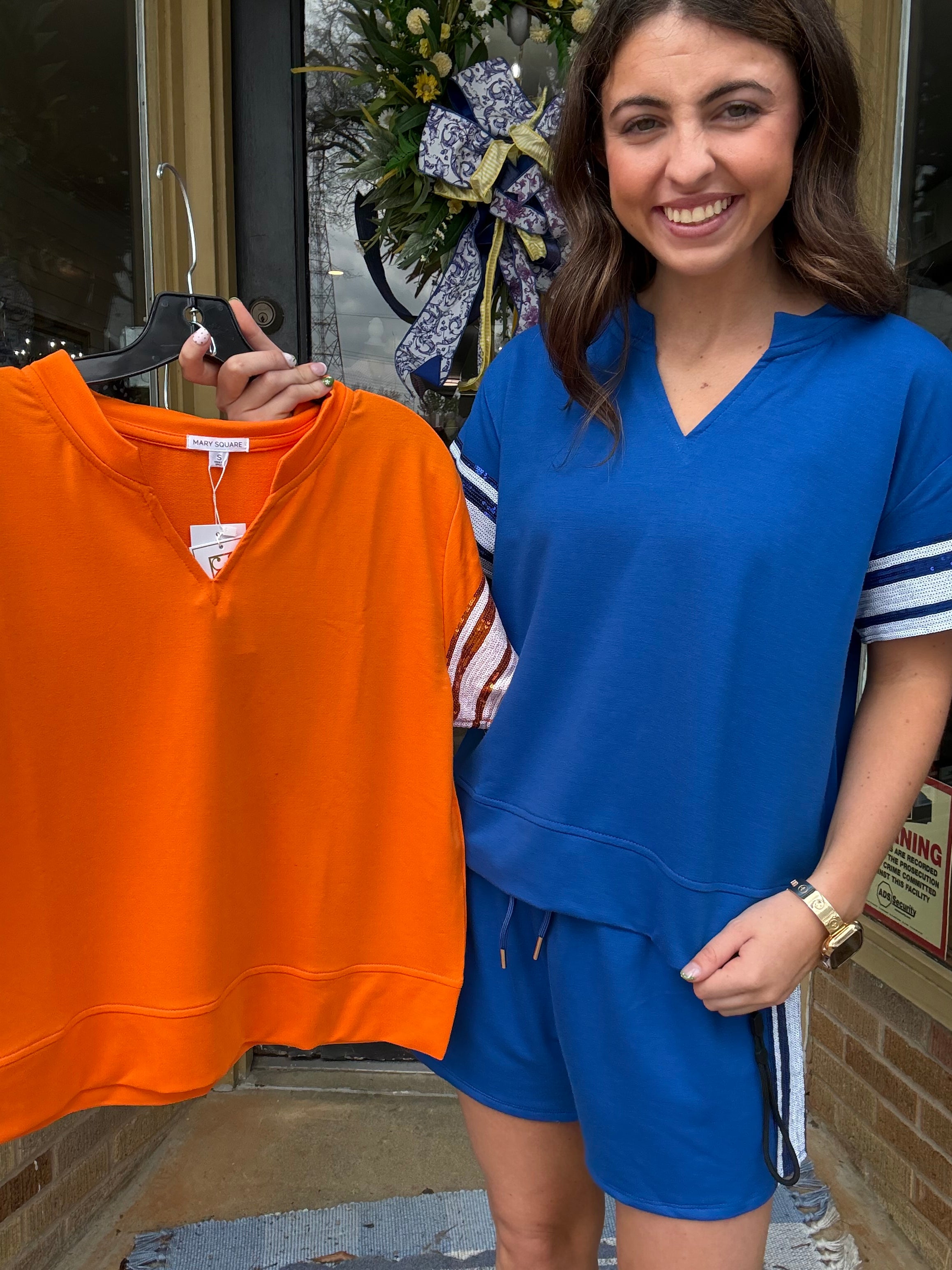 Mary Square Gameday Set Top- Top Only