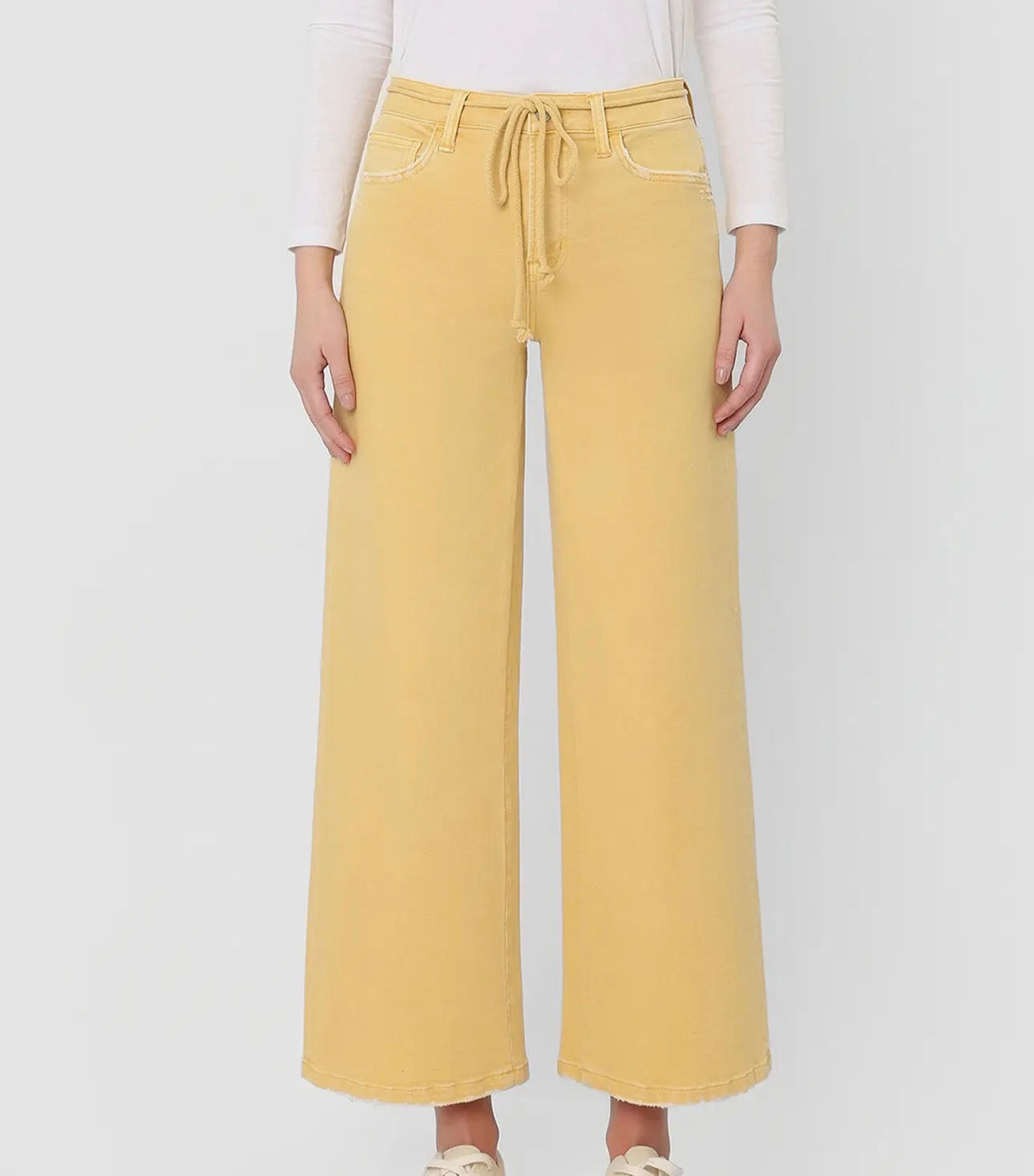 Vervet Marigold Drawstring Jeans