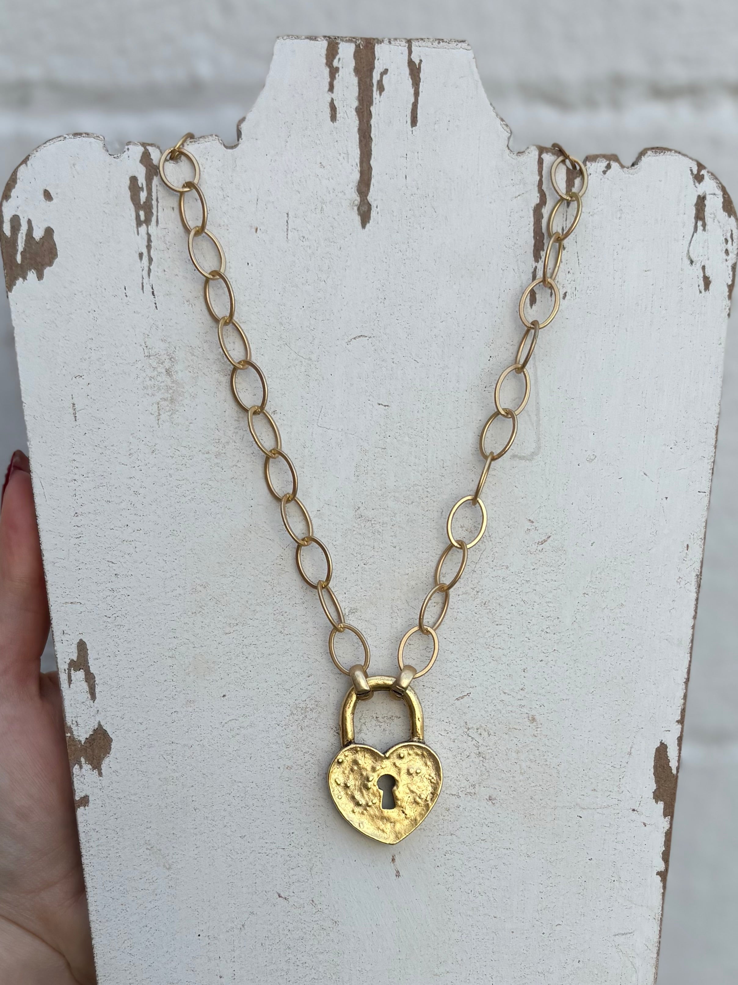 The Heart Lock Necklace