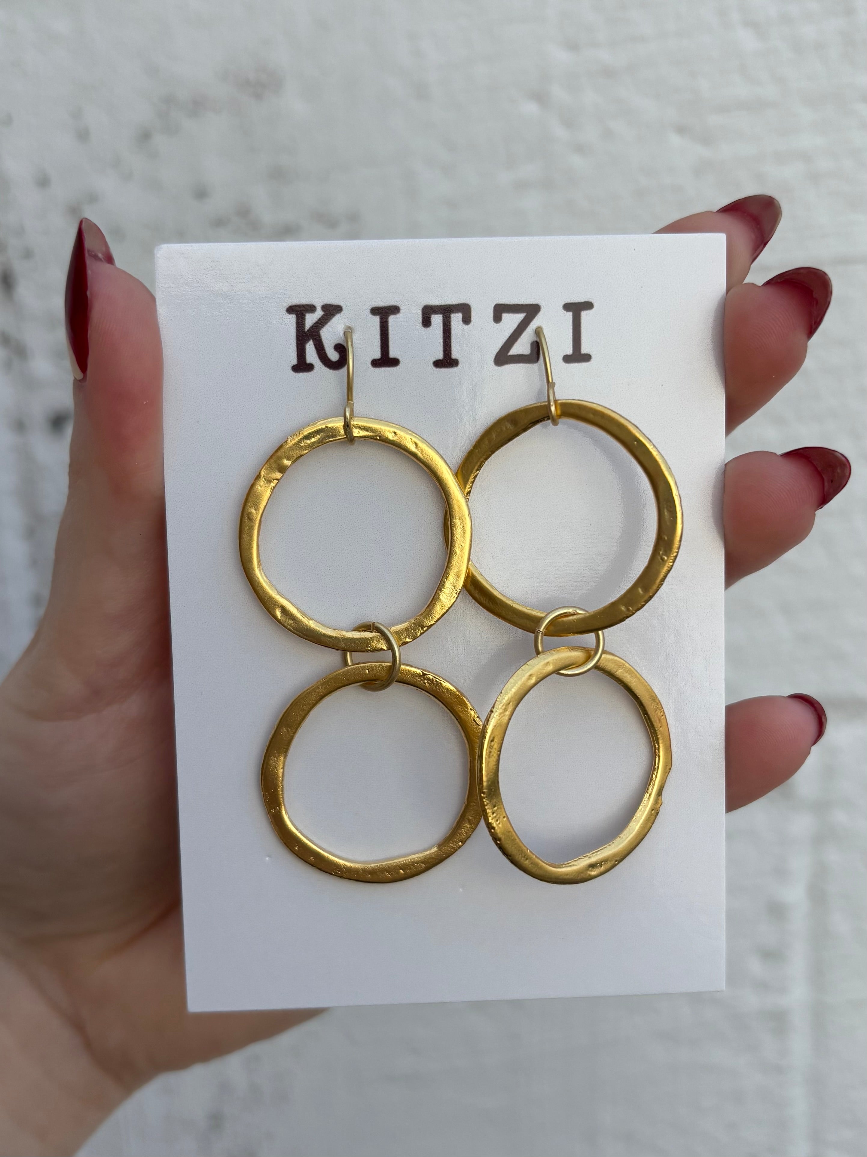 Double Take Gold Earrings