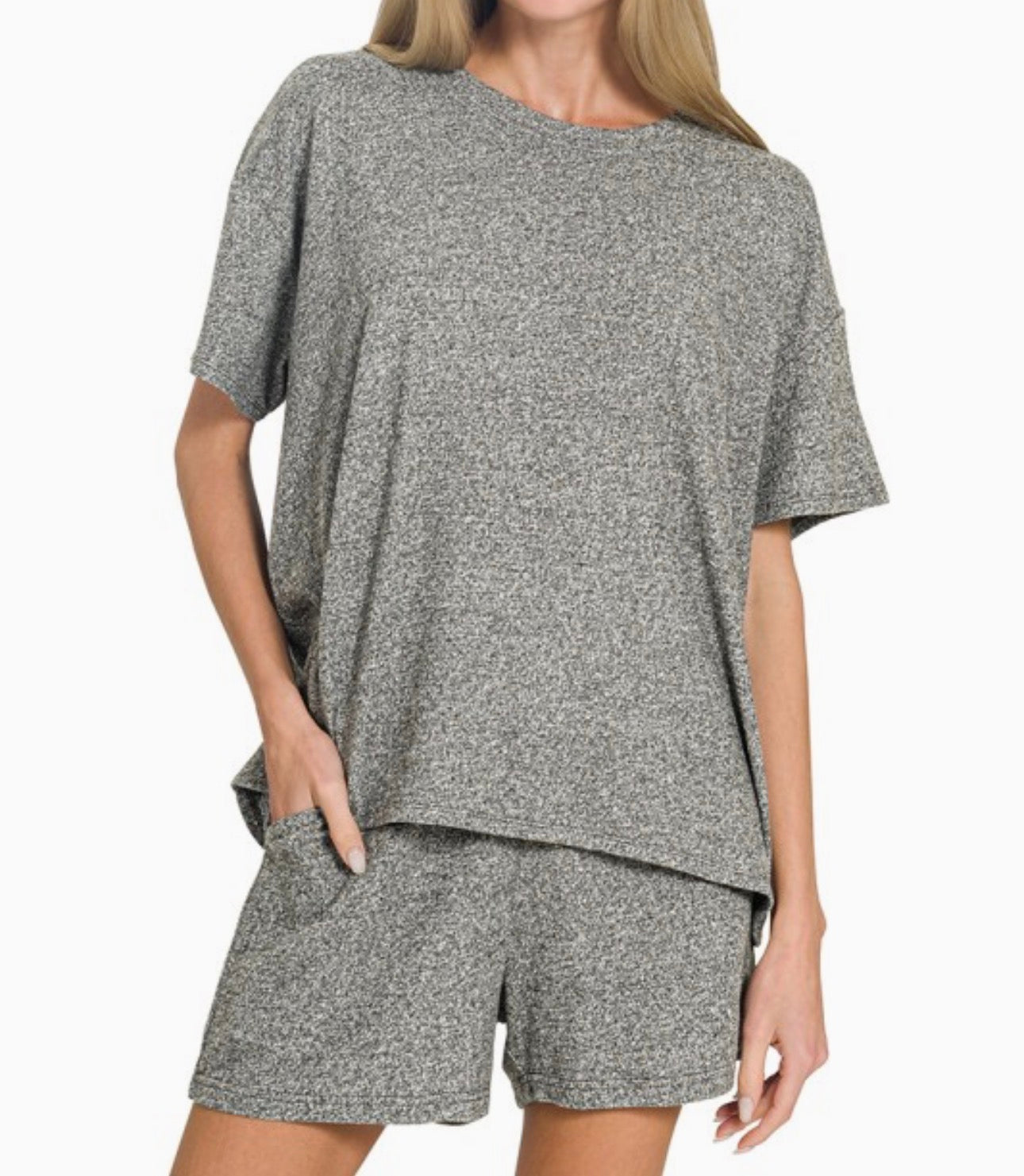 Soft Melange Short Sleeve Tee