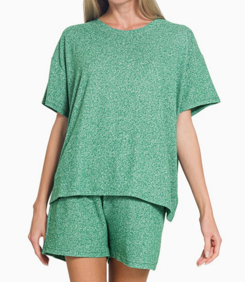 Soft Melange Short Sleeve Tee