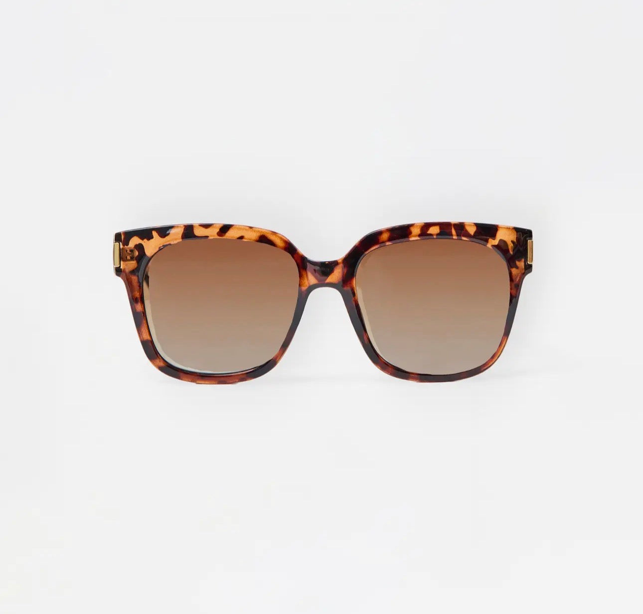 Mary Square Brown Tortoise Sunglasses