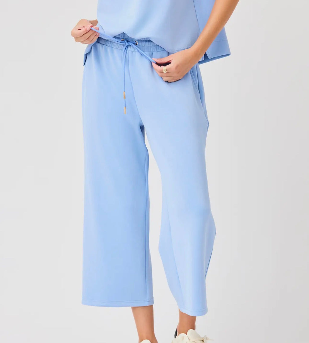 Plus Mary Square Cloudsilk Blue Pants