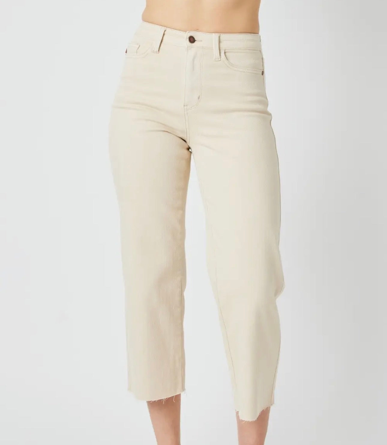 Judy Blue Bone Crop Jeans