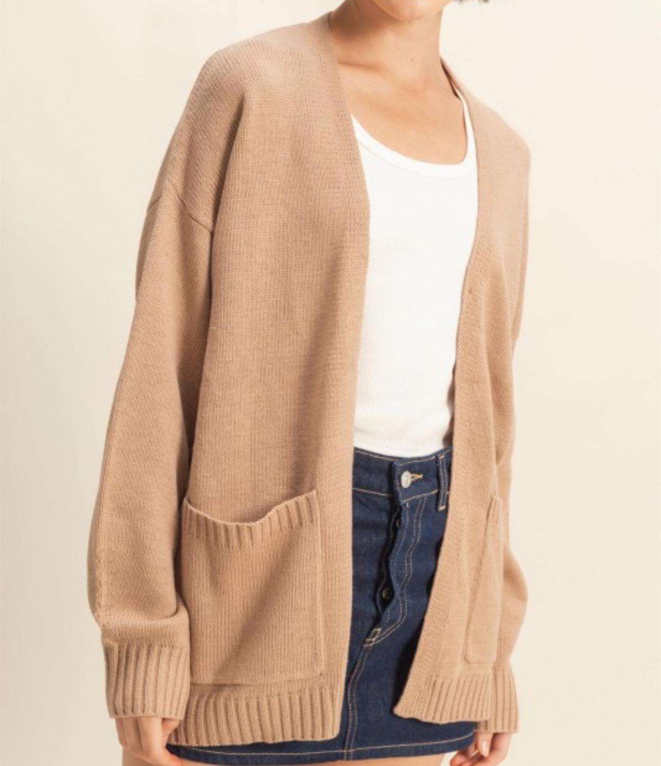 Dark Taupe Cardigan