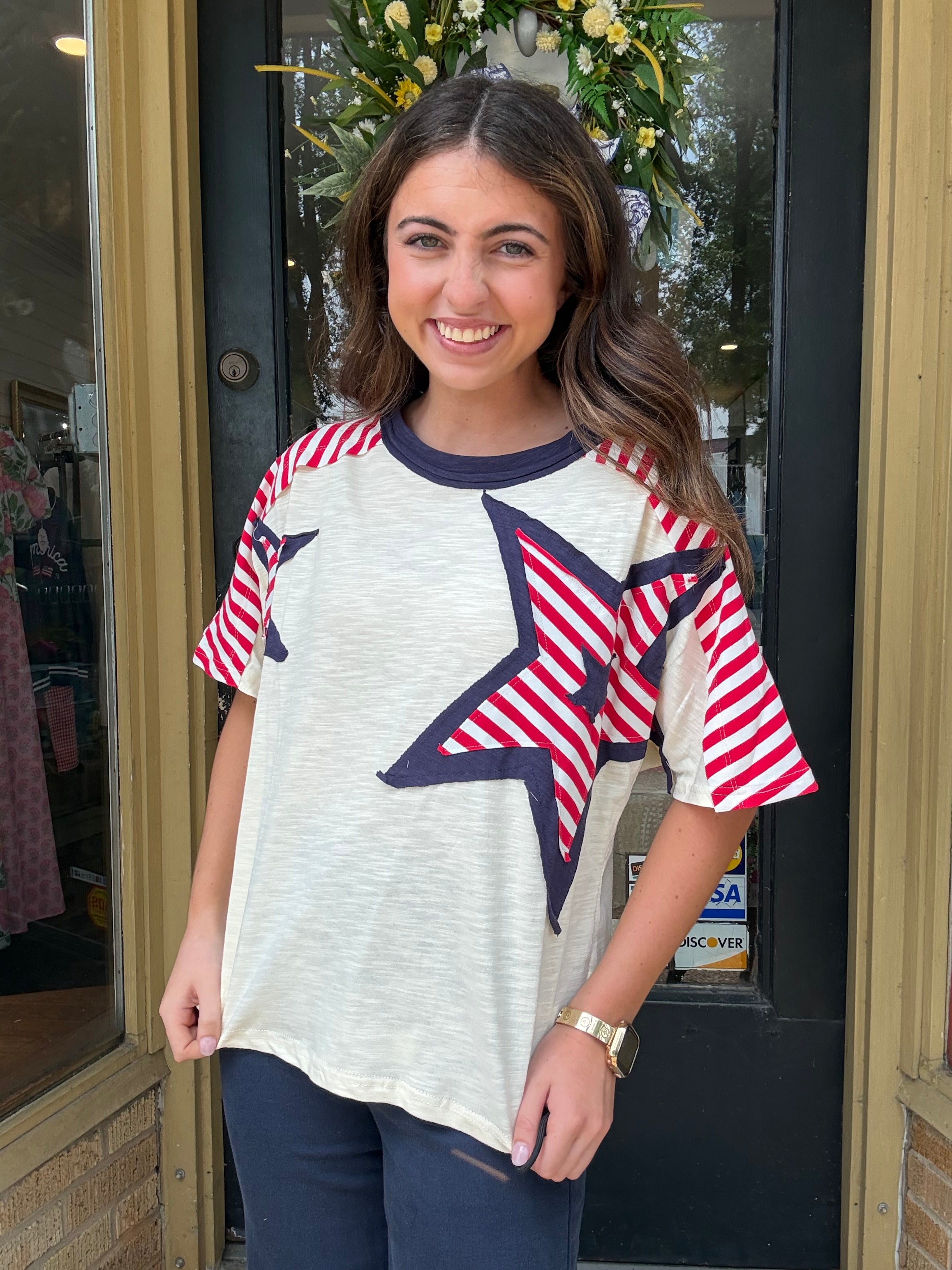 Americana Patchwork Top
