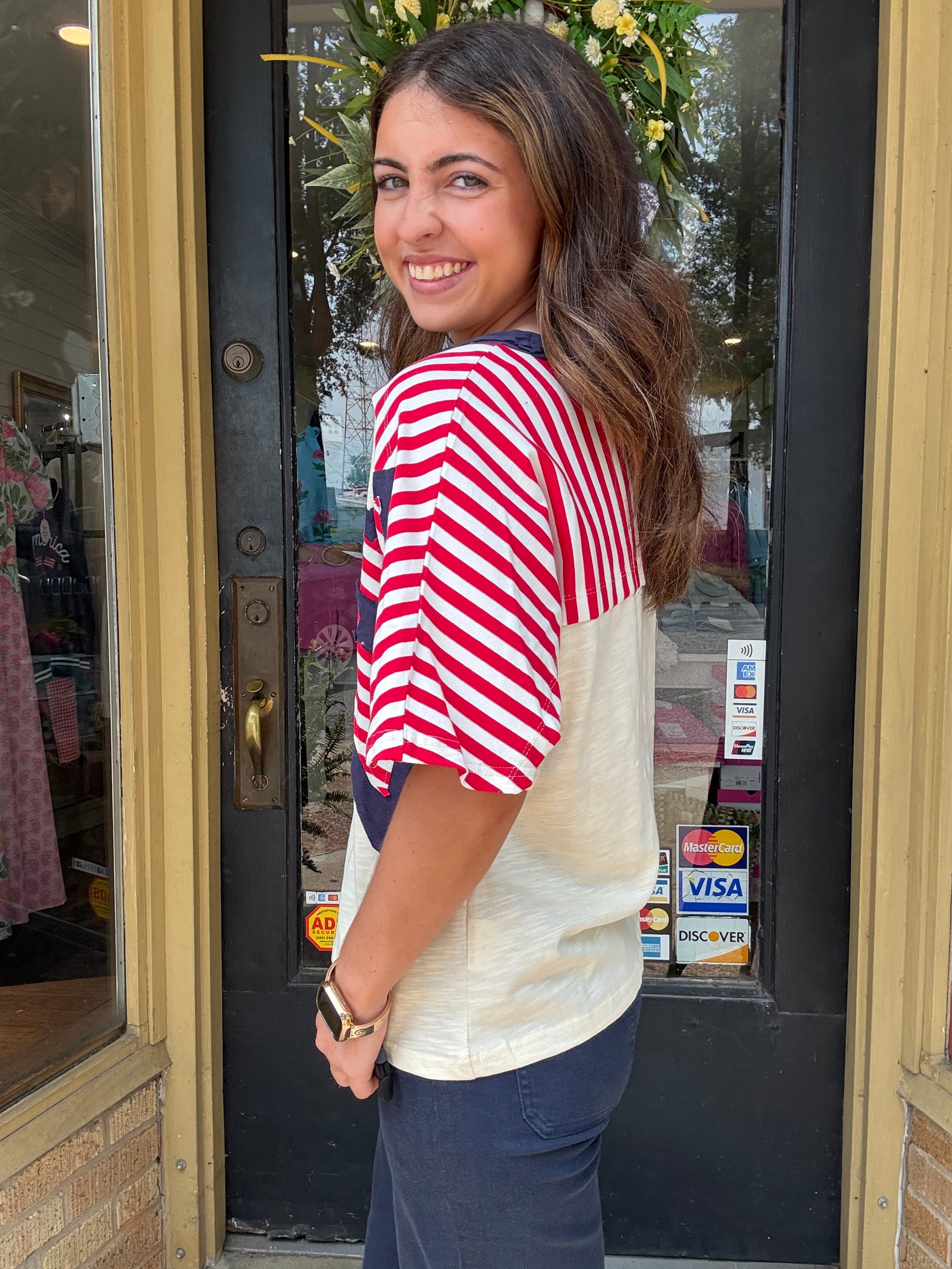 Americana Patchwork Top