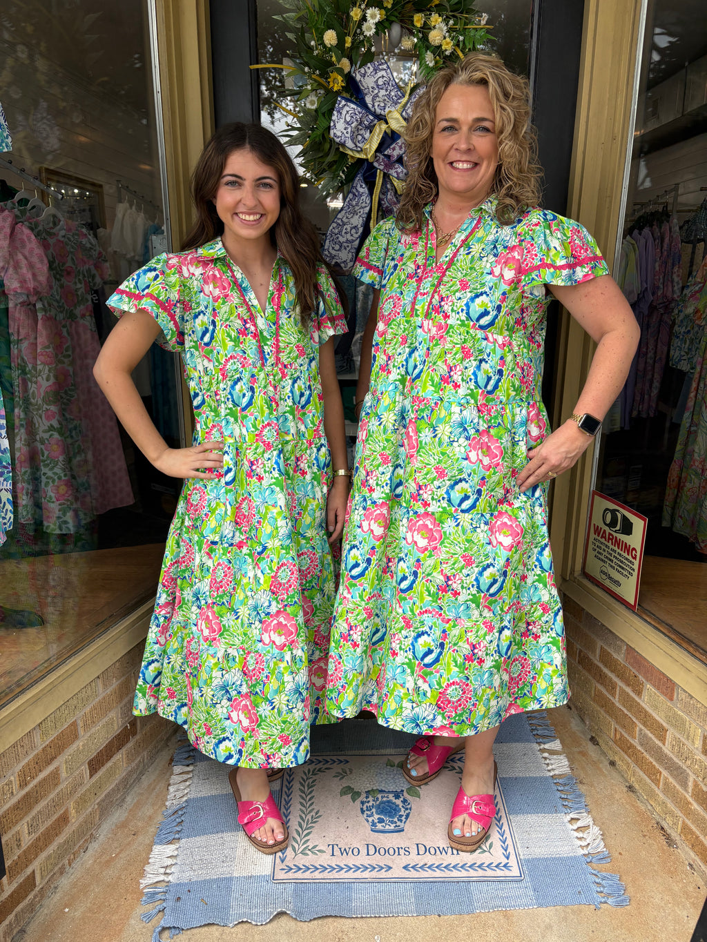 Color Pop Garden Midi Dress