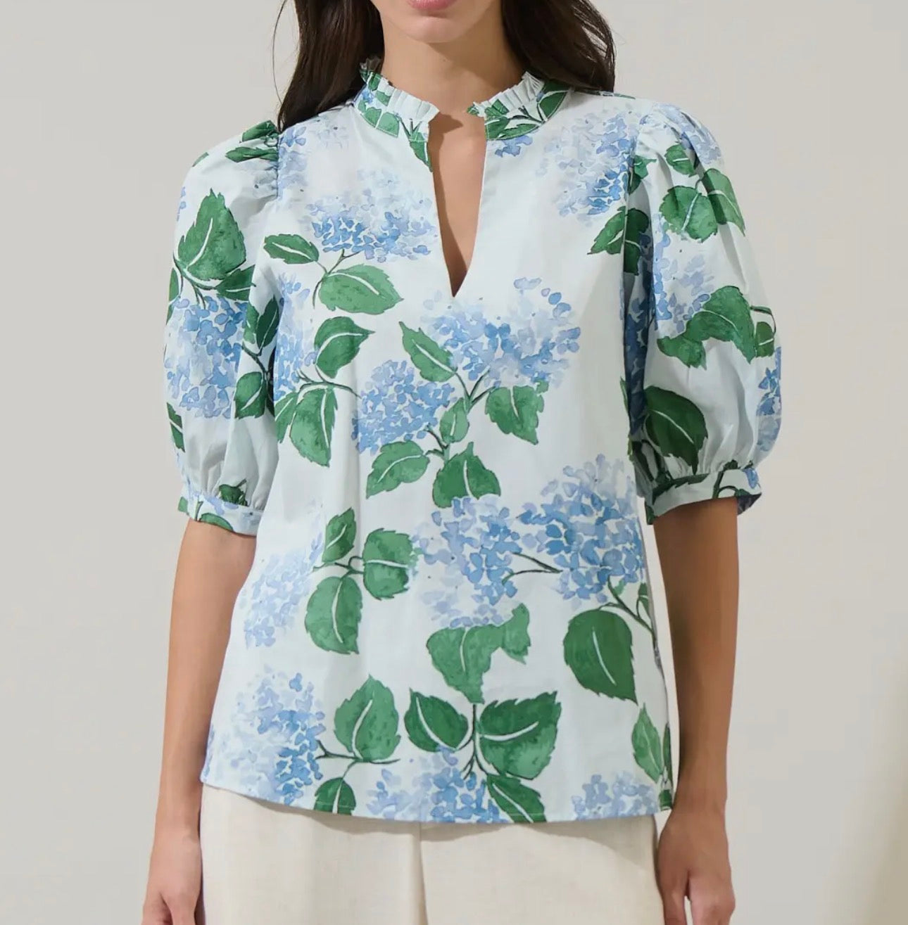 Hydrangea Bloom Top