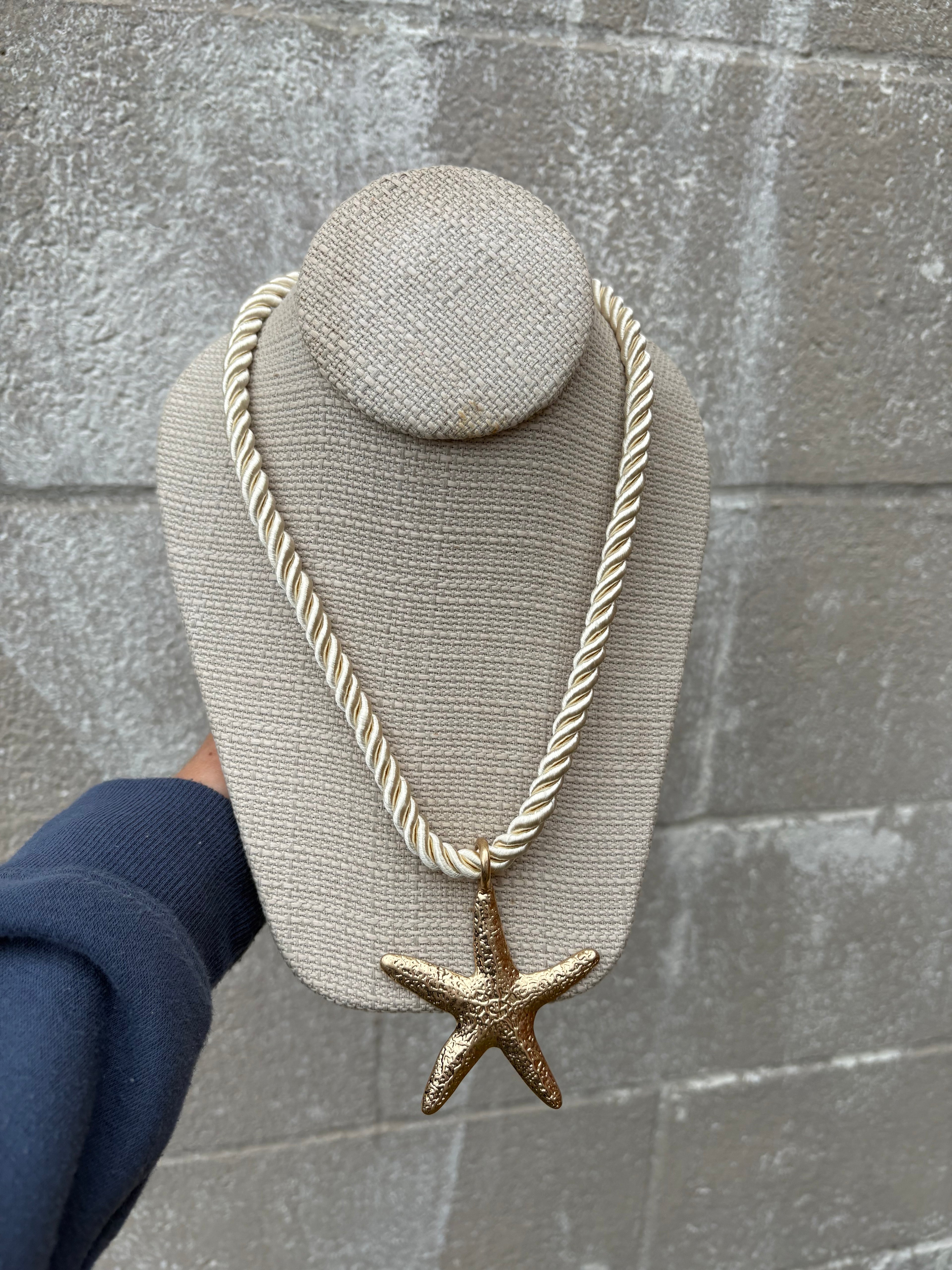 Starfish Cord Necklace