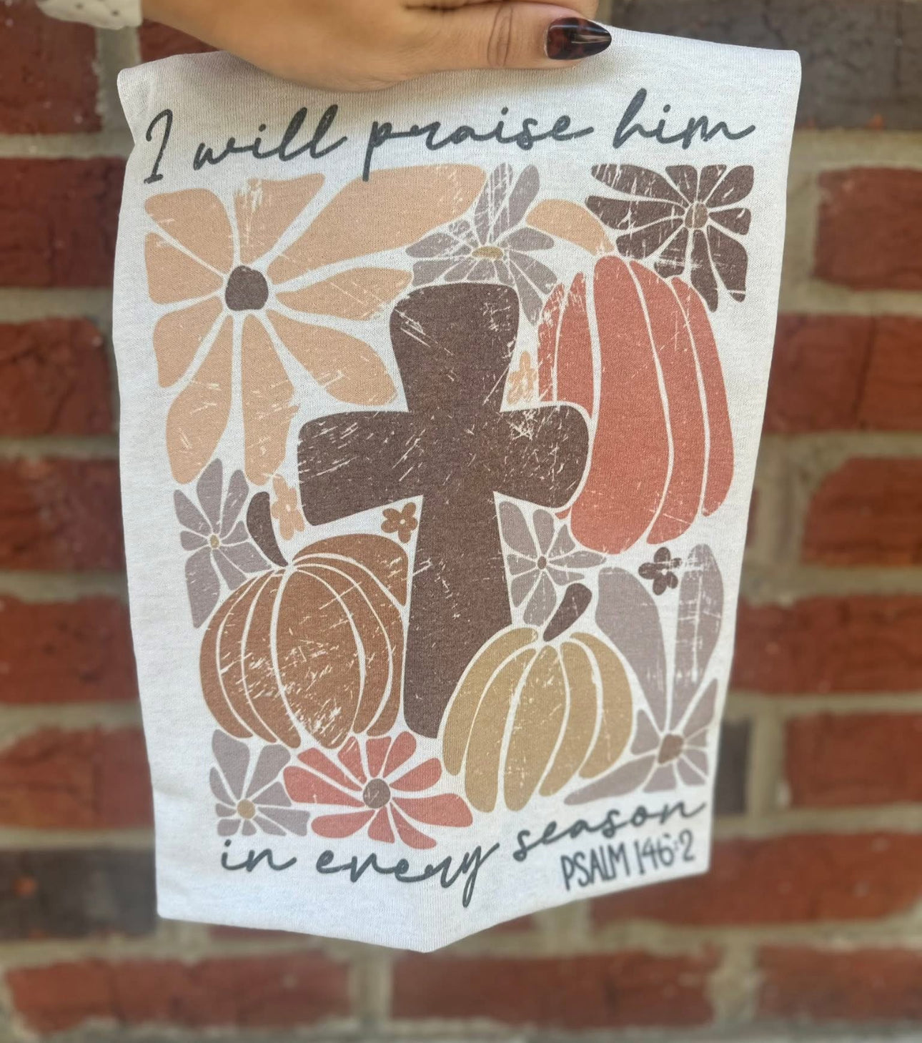 I Will Praise Him in Every Season Tee