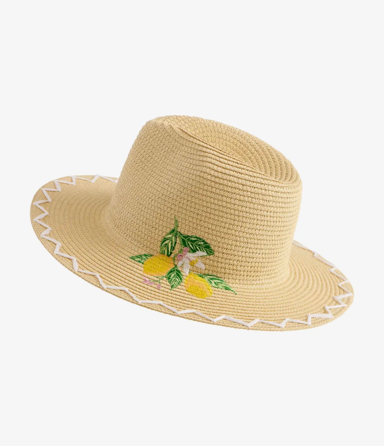 Lemon Capri Straw Hat