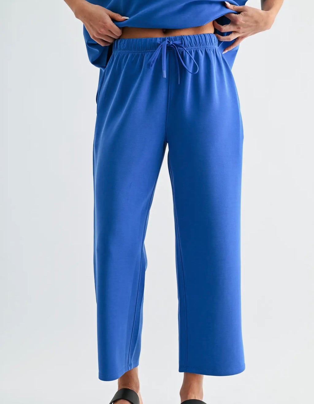 Blue Tide Crop Pants