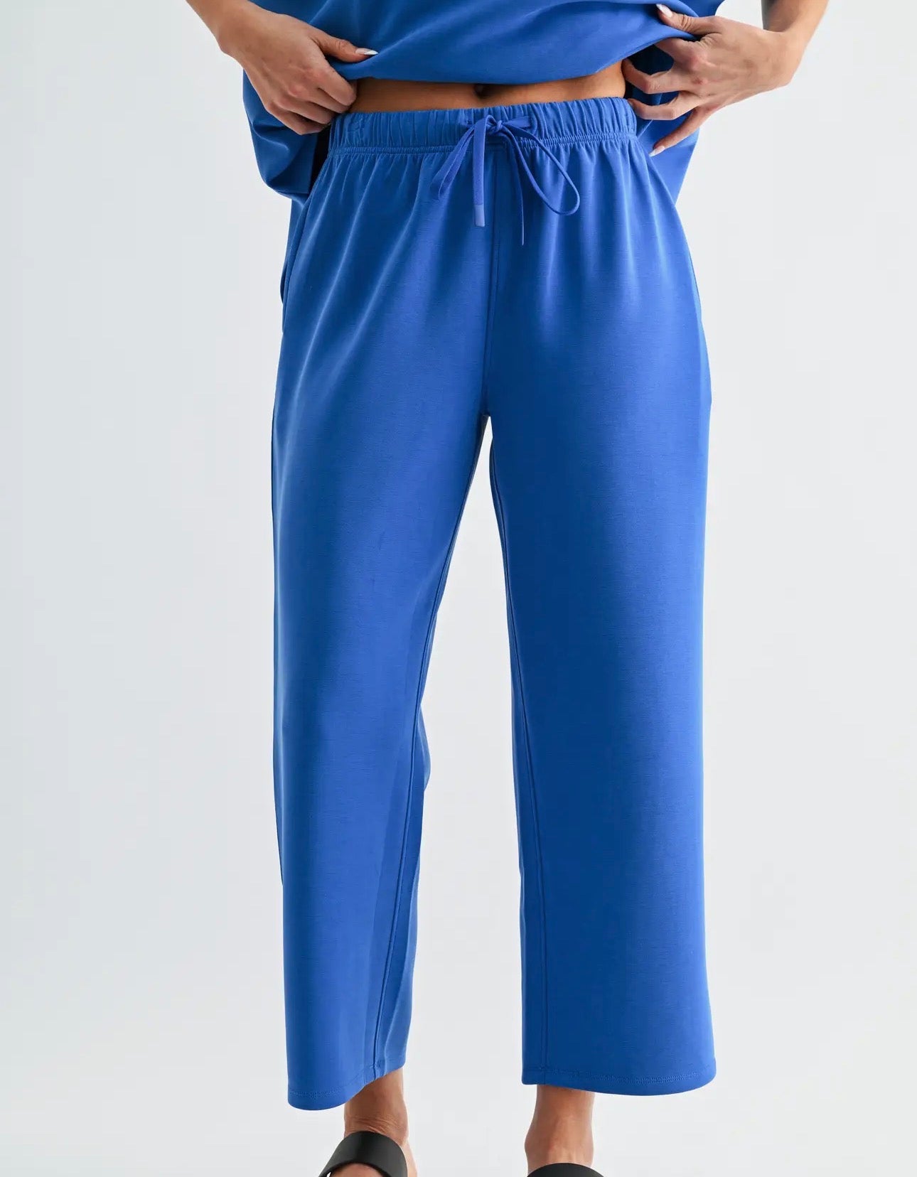 Blue Tide Crop Pants