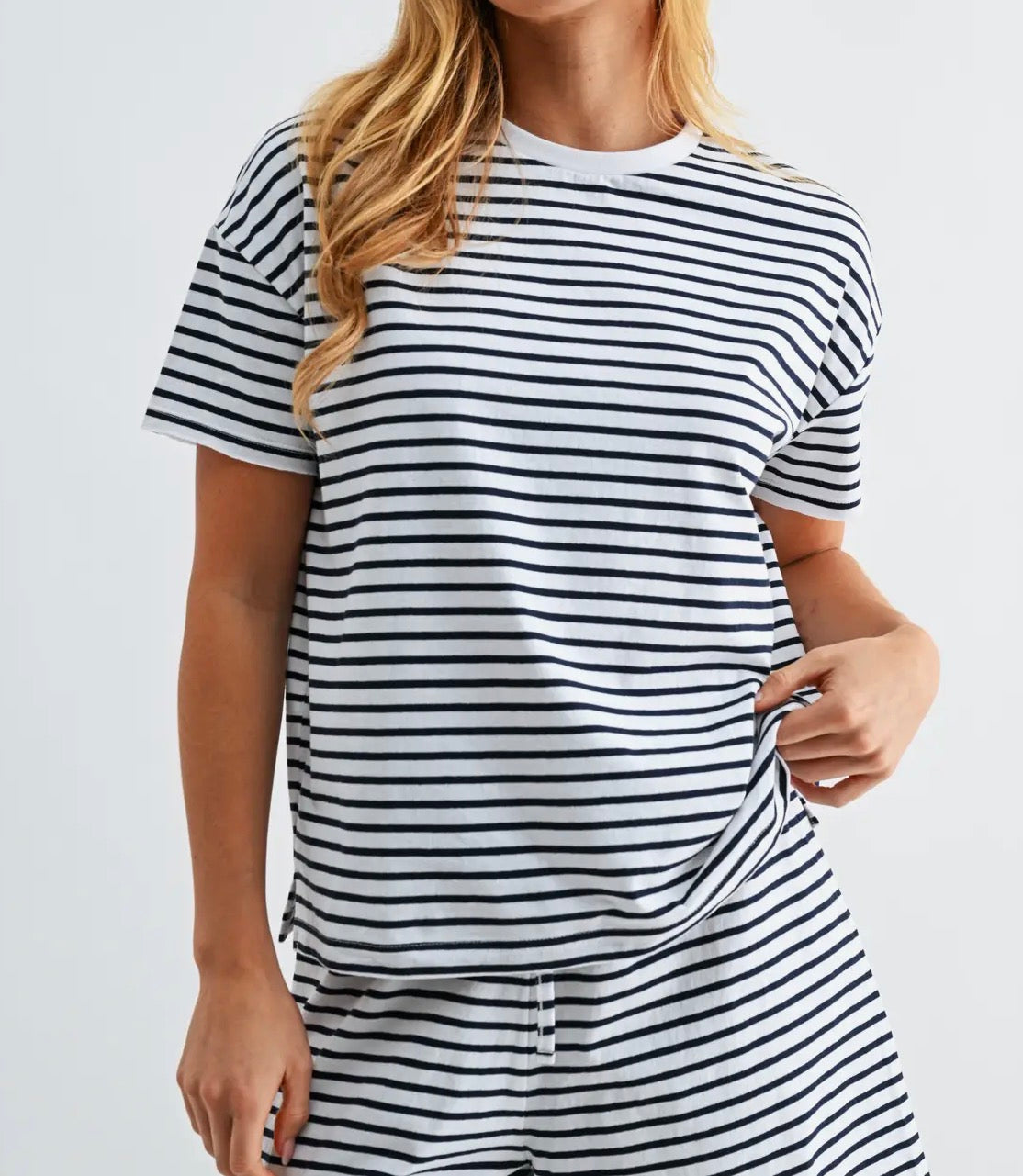 Navy Marina Set Top