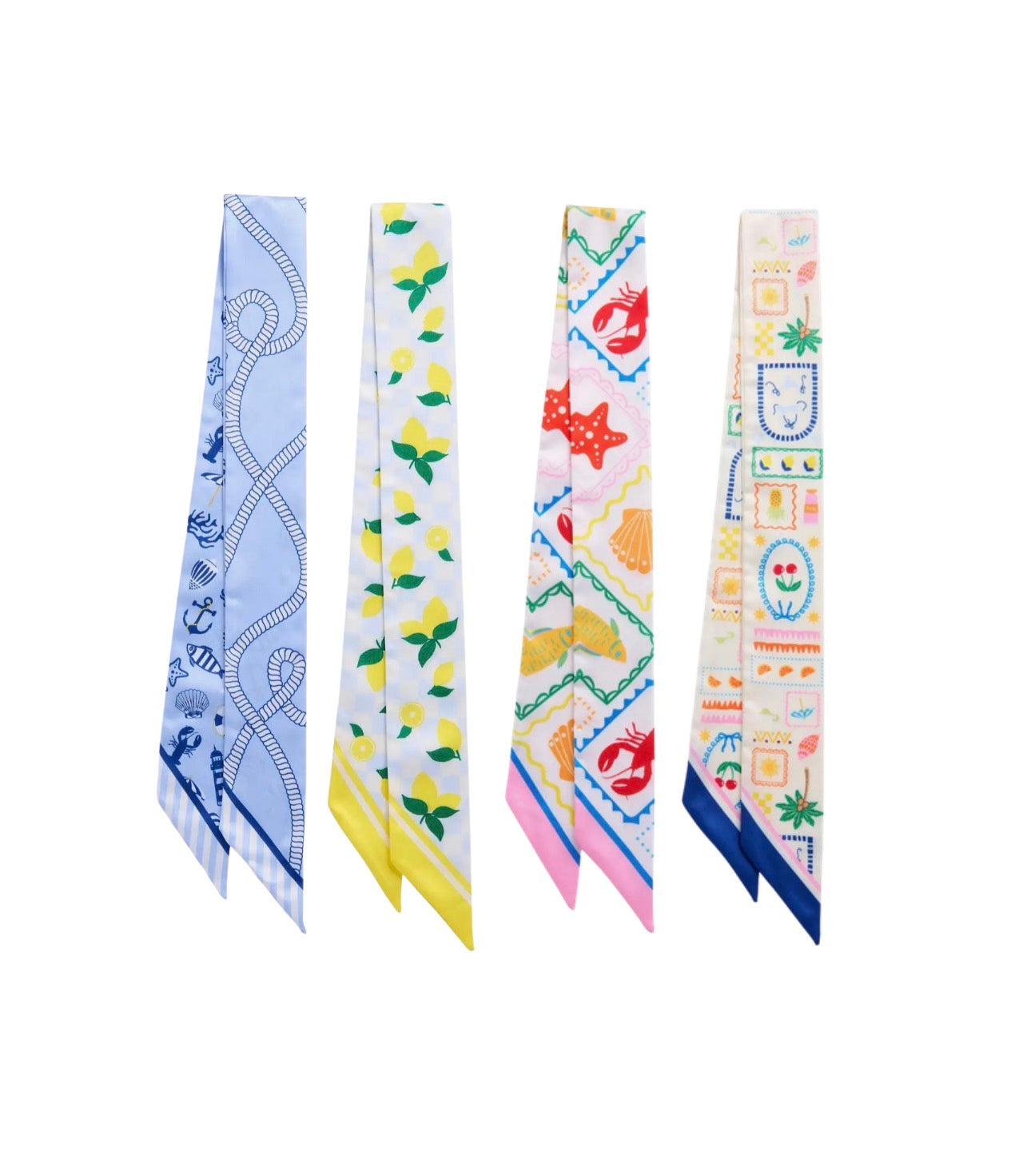 Coastal Silk Twilly Scarf