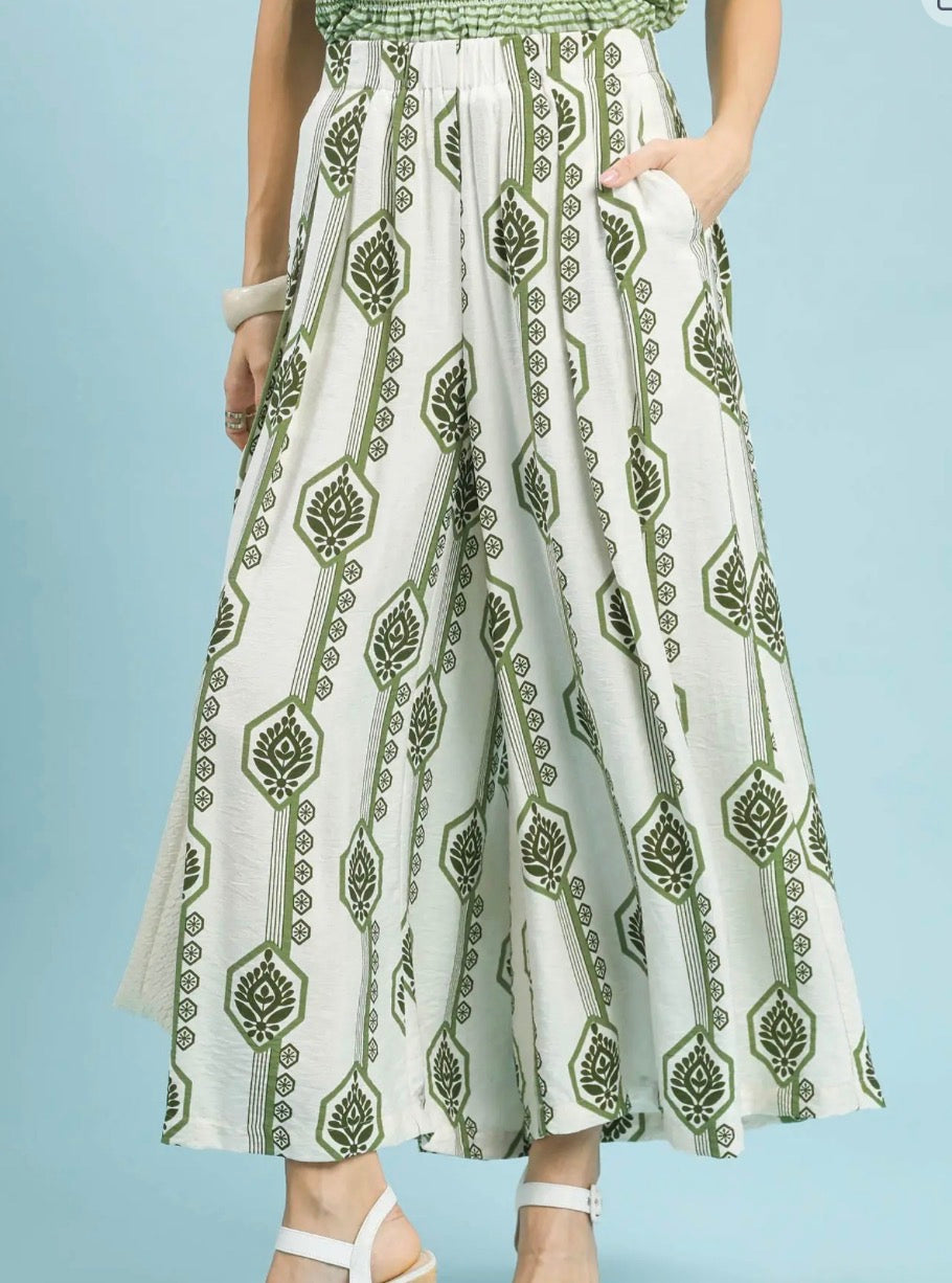 Sage Mosaic Pants