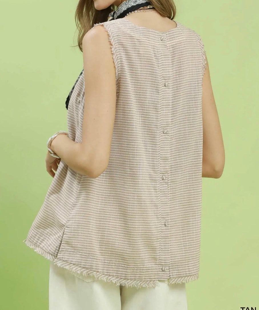 Sandy Shores Fringe Top