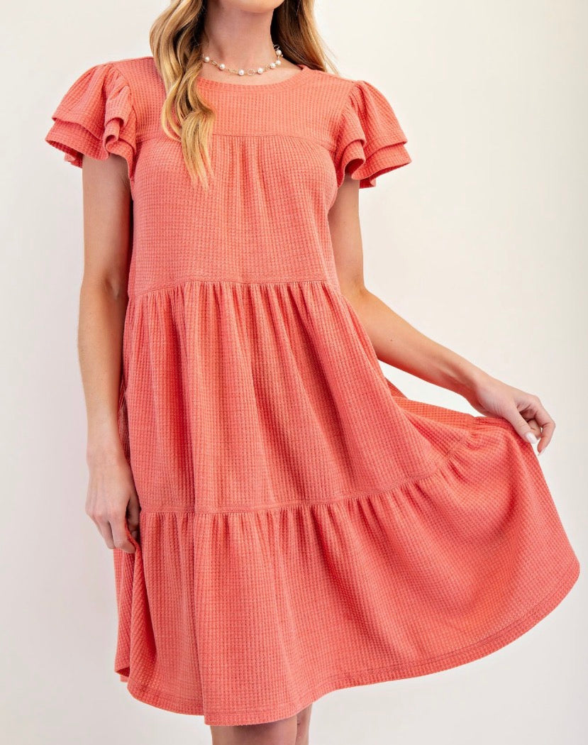 Coral Crush Dress