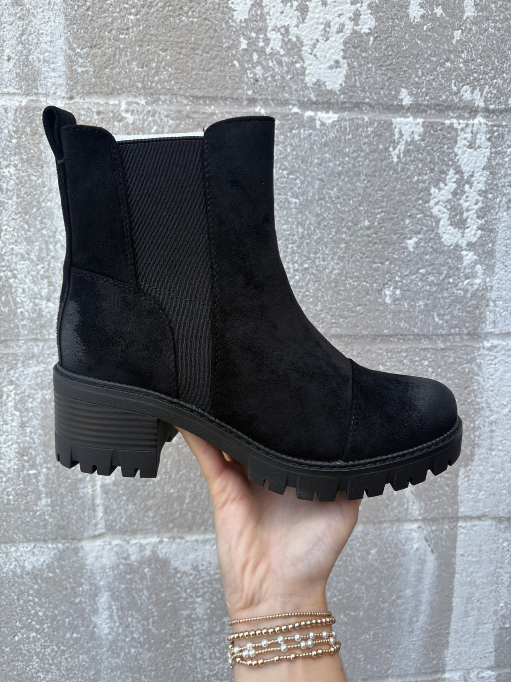 Black Suede Boots