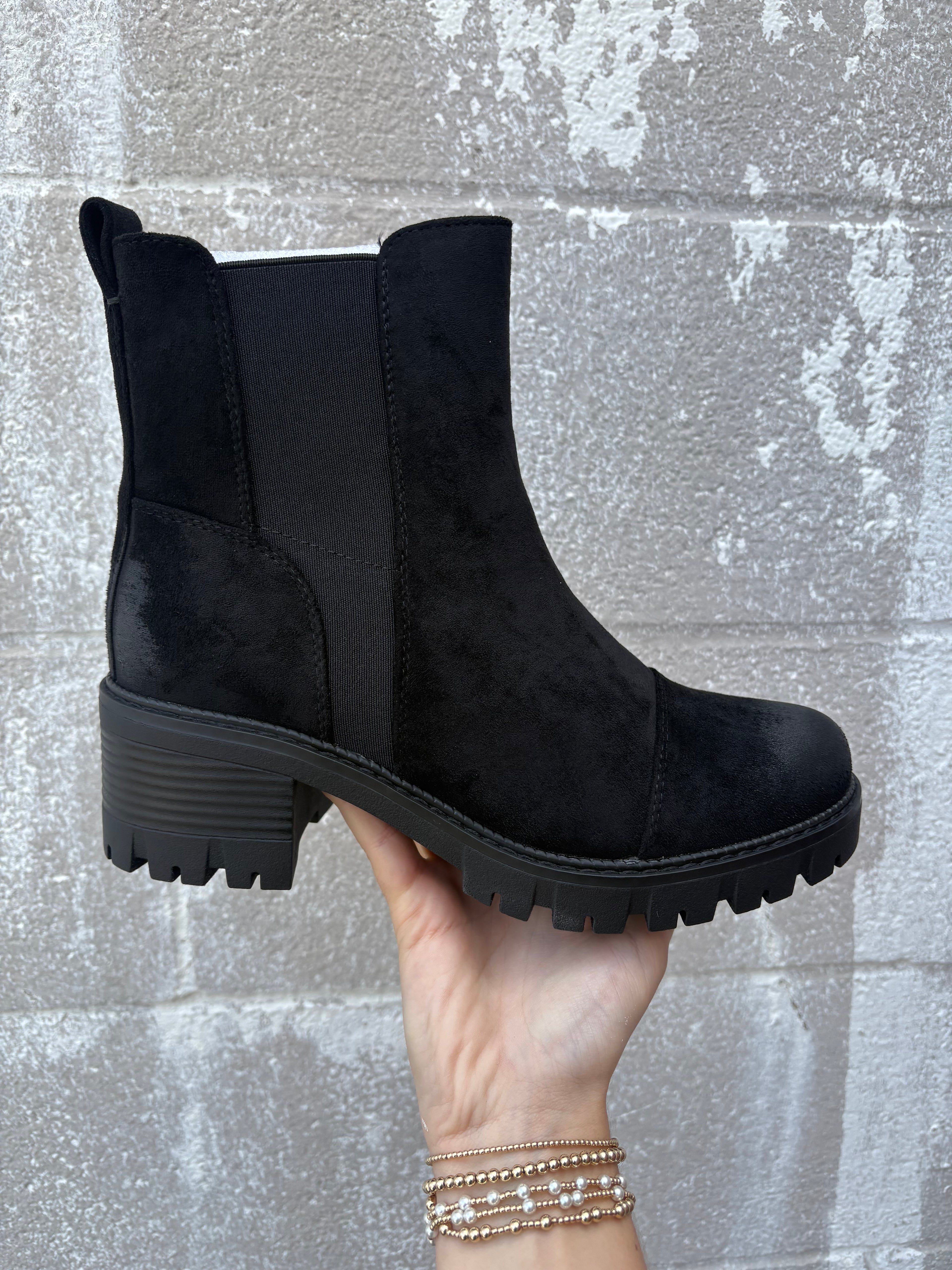 Black Suede Boots