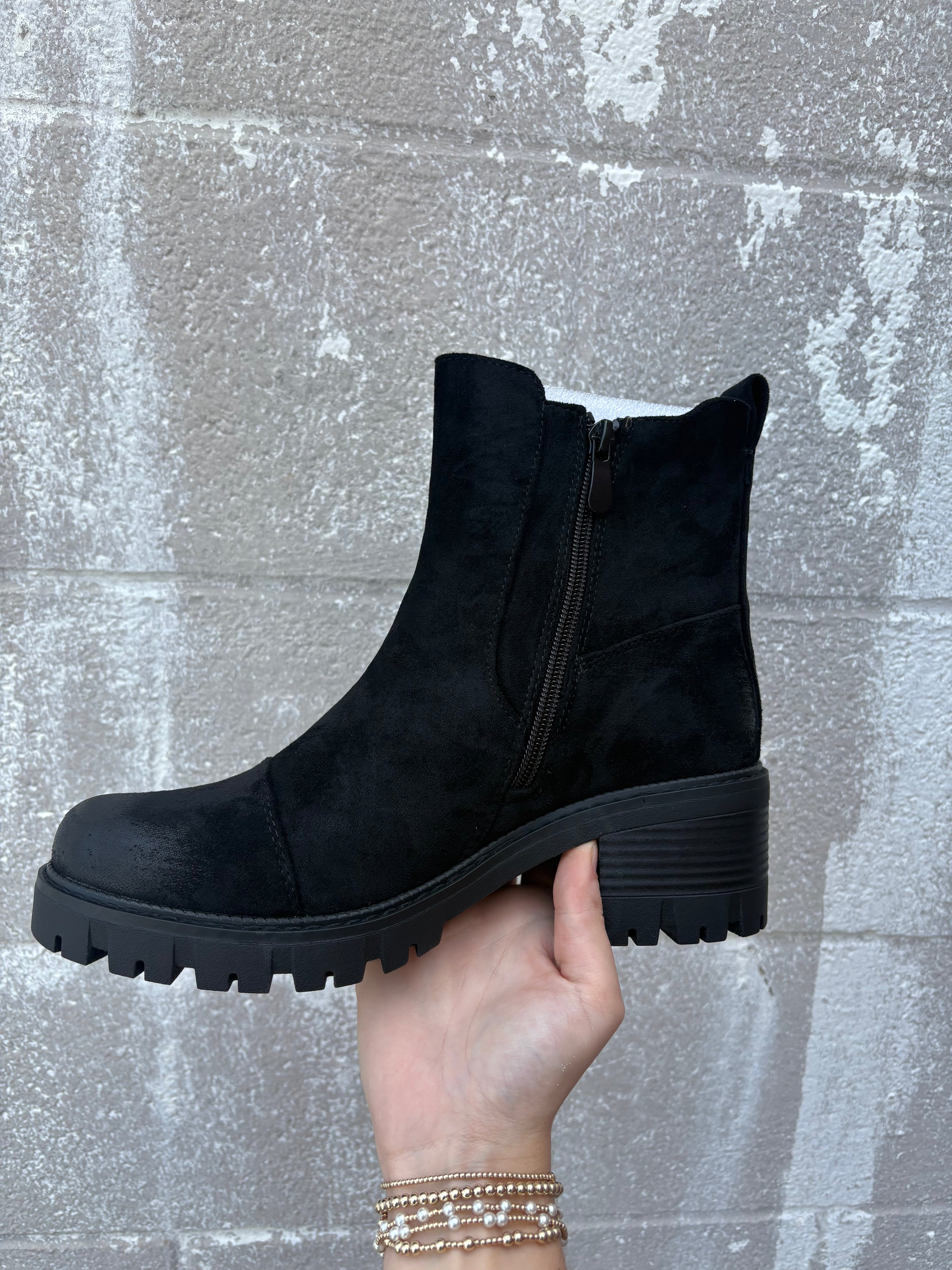 Black Suede Boots