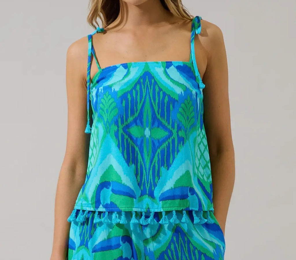 Blissy Tropical Cami Top