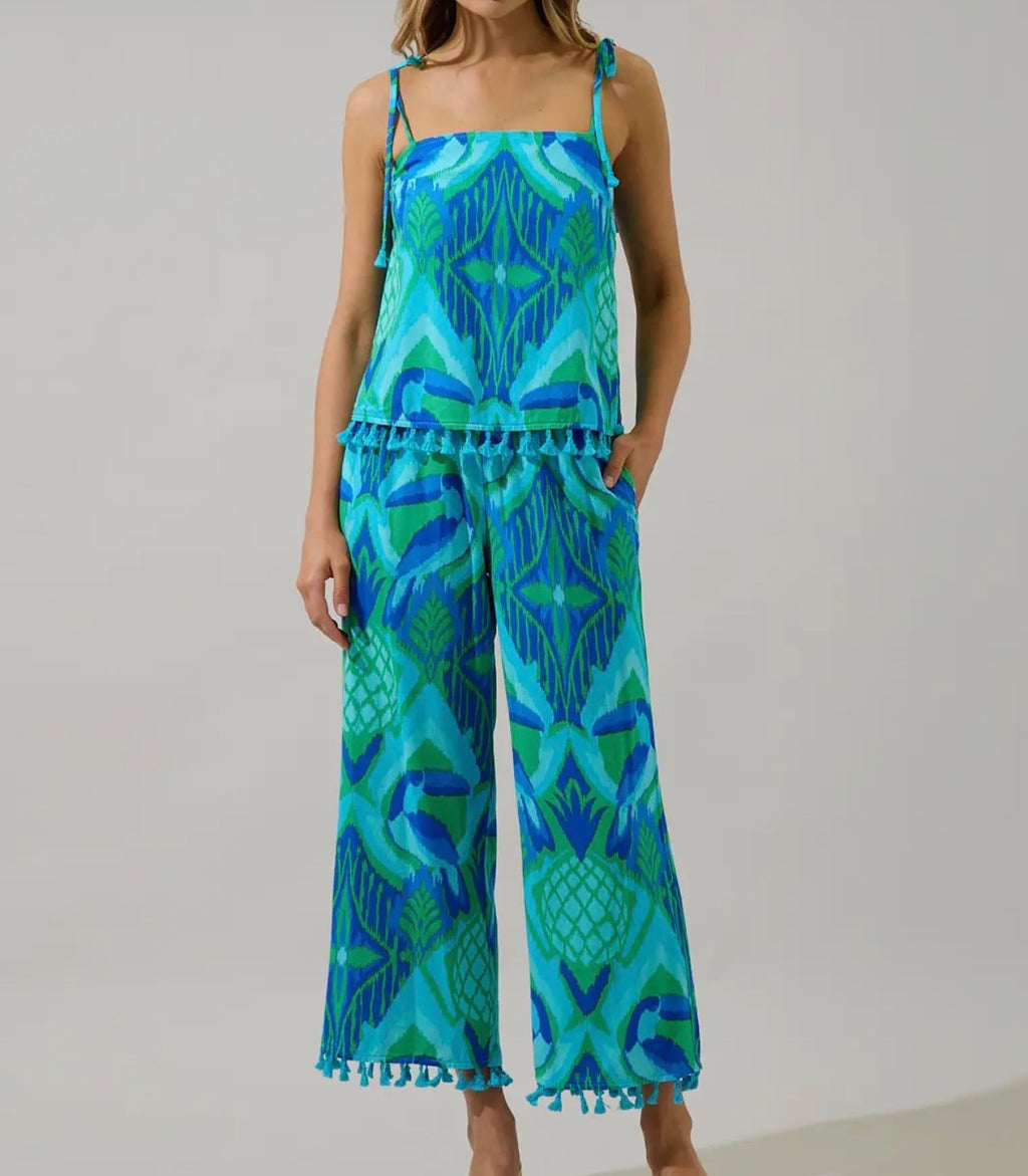 Blissy Tropical Cami Top