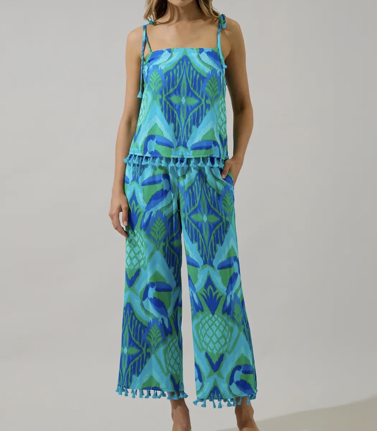 Blissy Tropical Cami Top