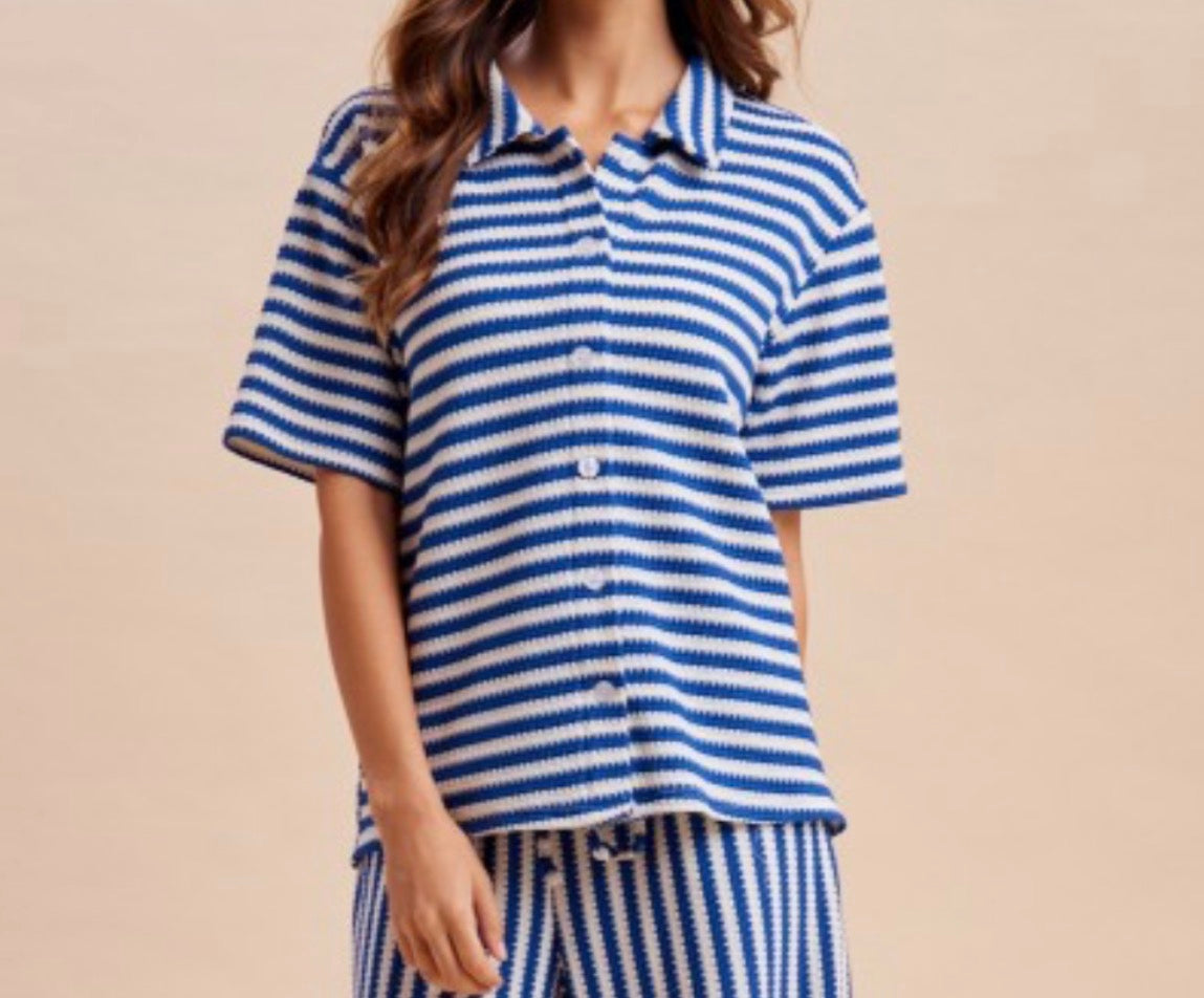 Dockside Stripe Knit Top