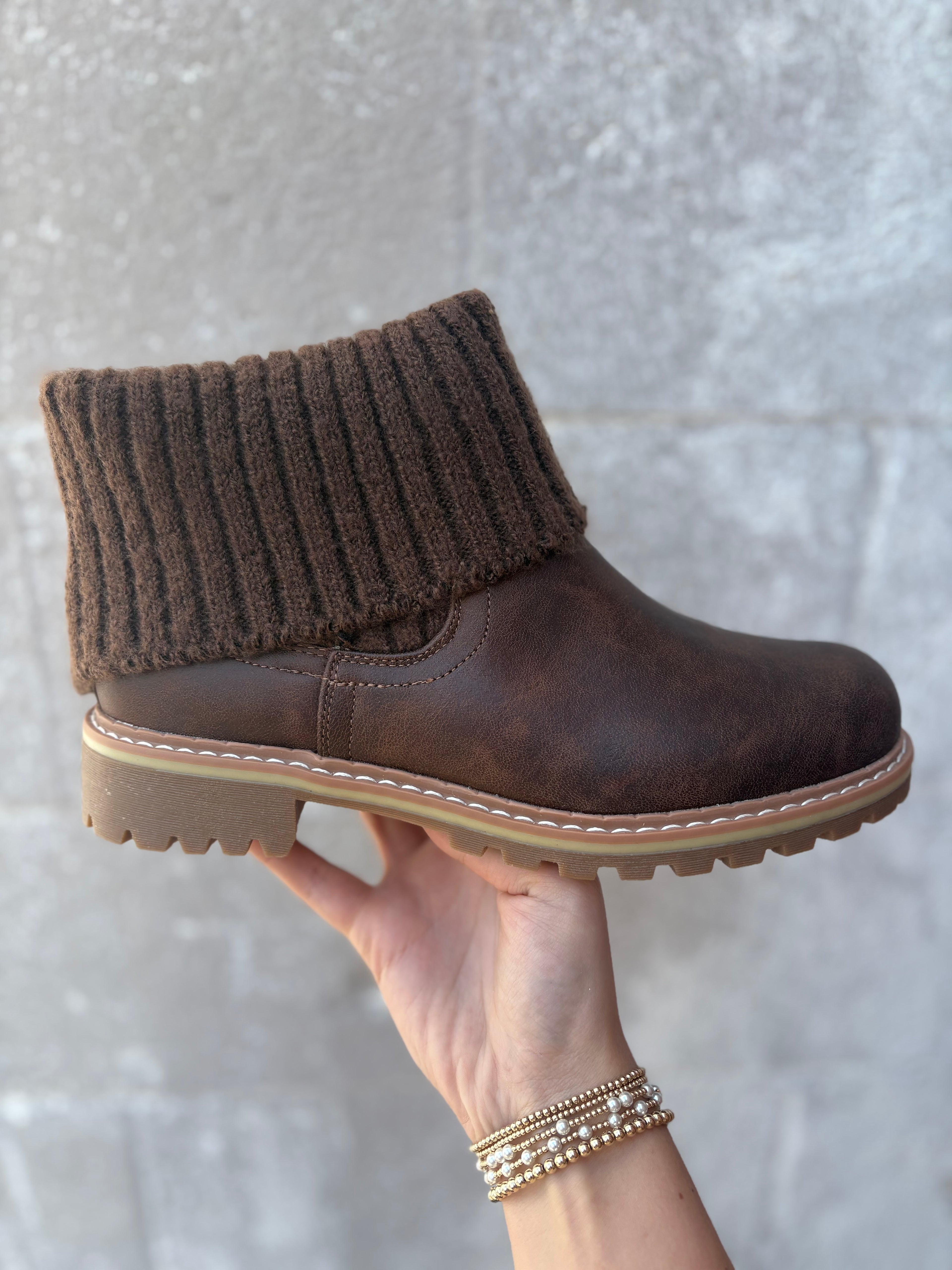 Corkys Brown Oiled Boots