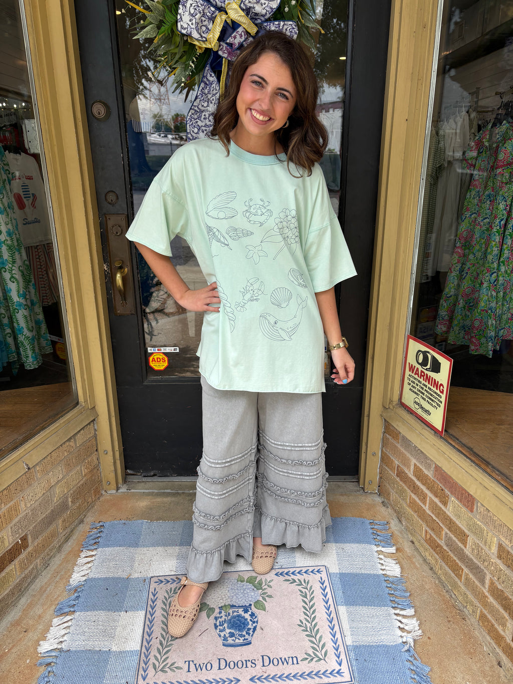 Mint Sea Sketch Tee