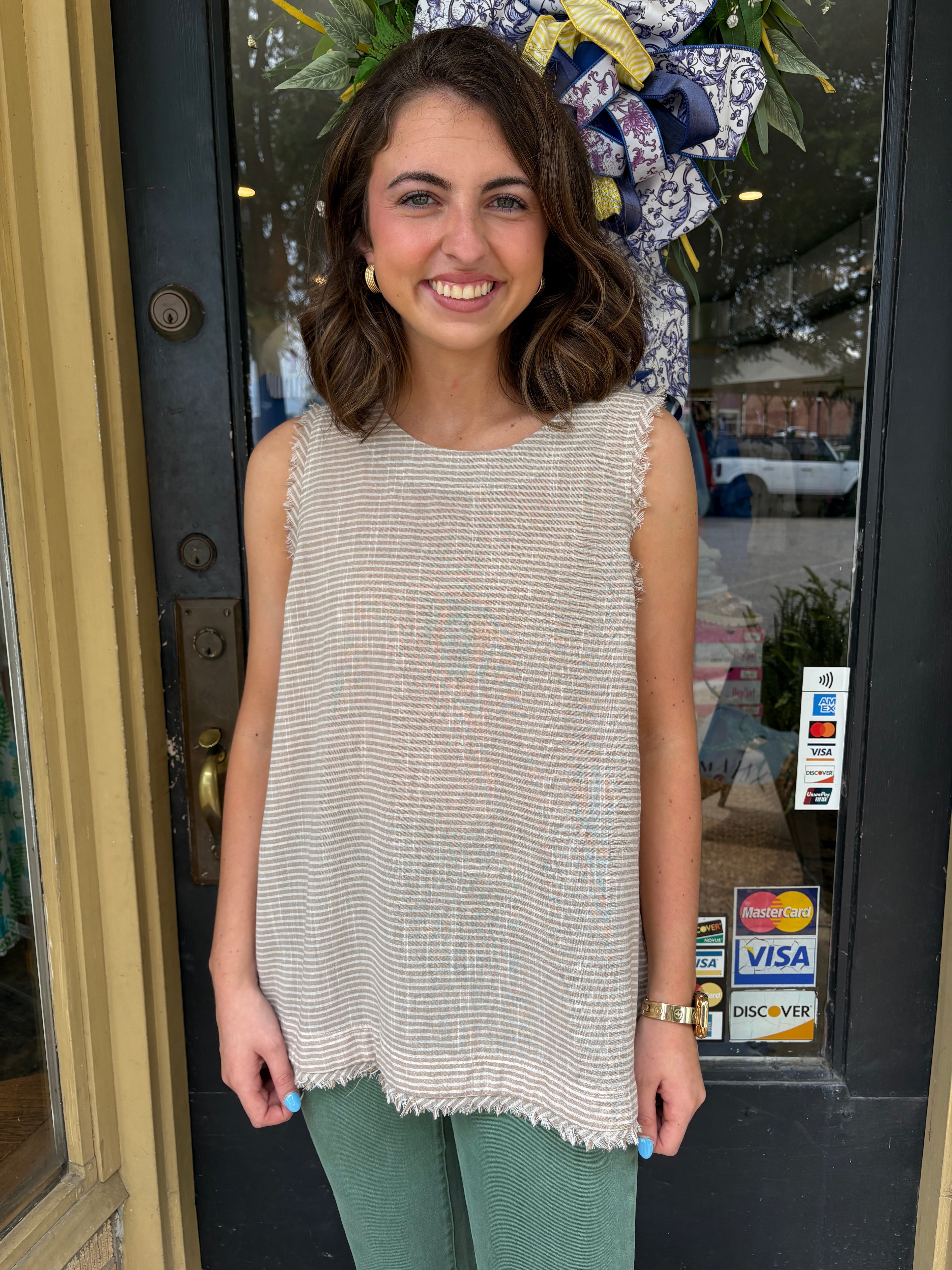 Sandy Shores Fringe Top
