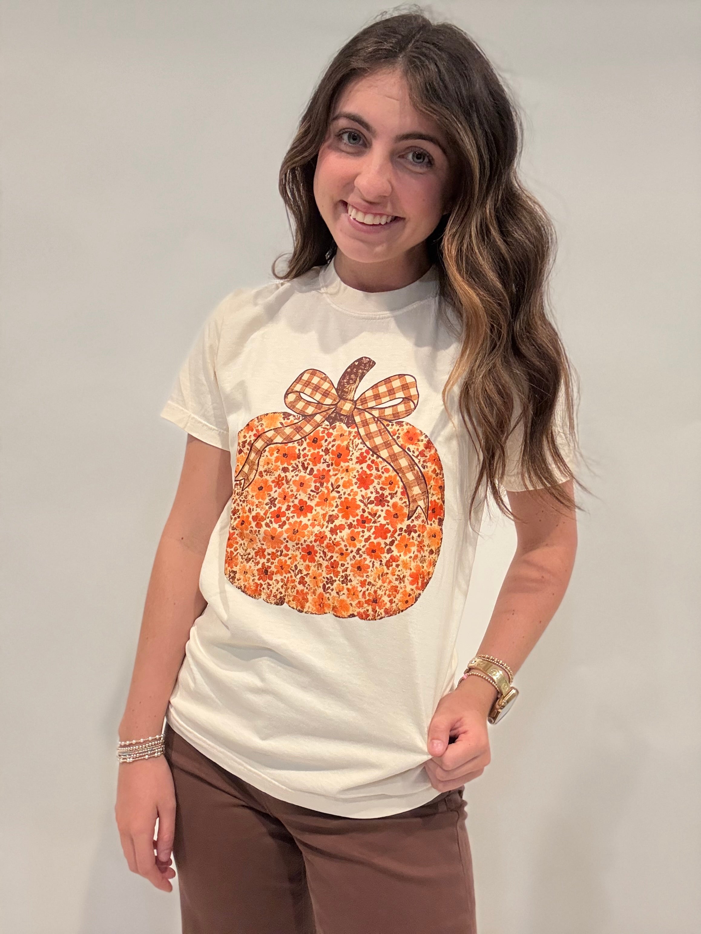 Ivory Pumpkin Tee