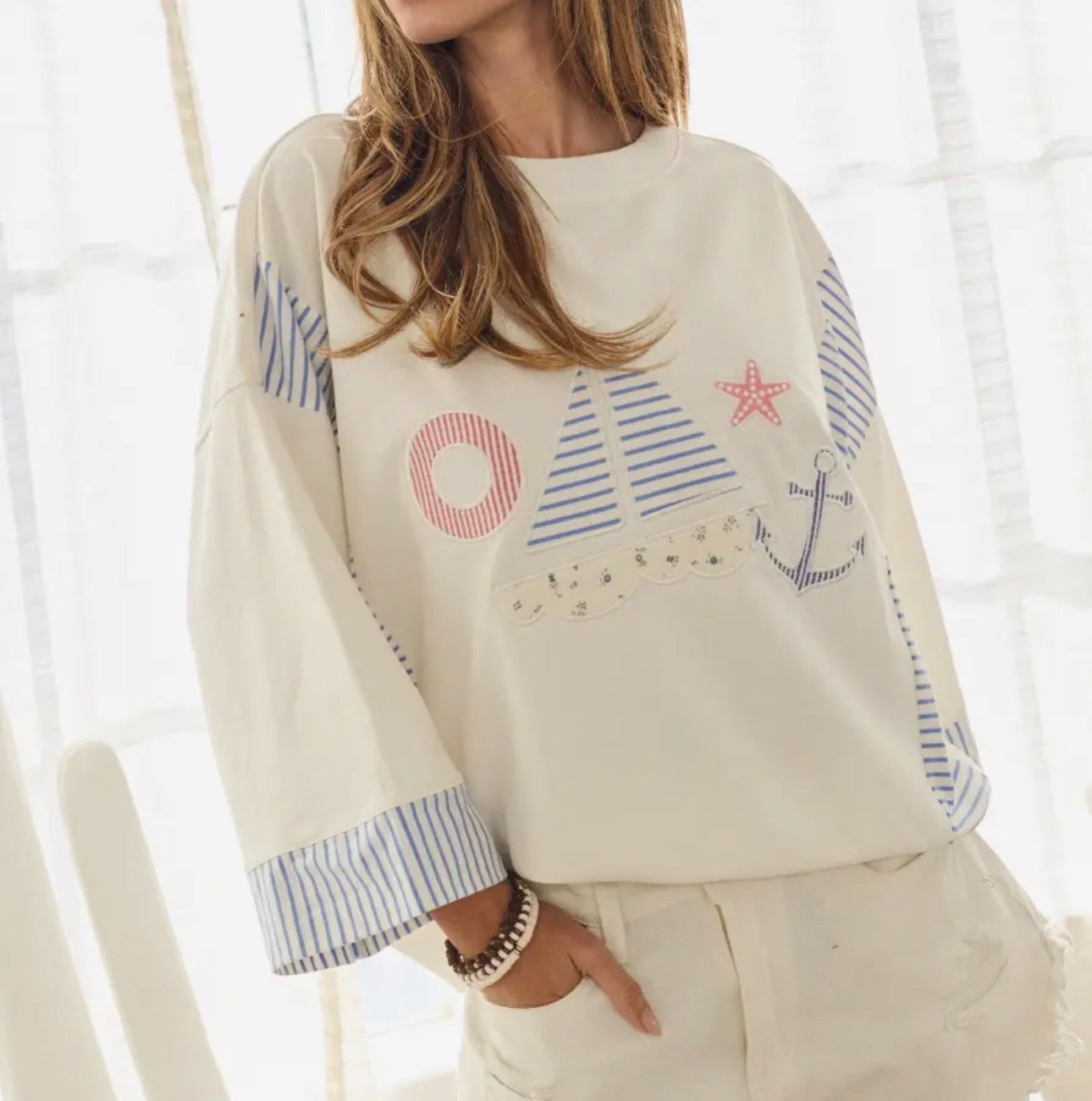 Nautical Sailboat Sweatshirt