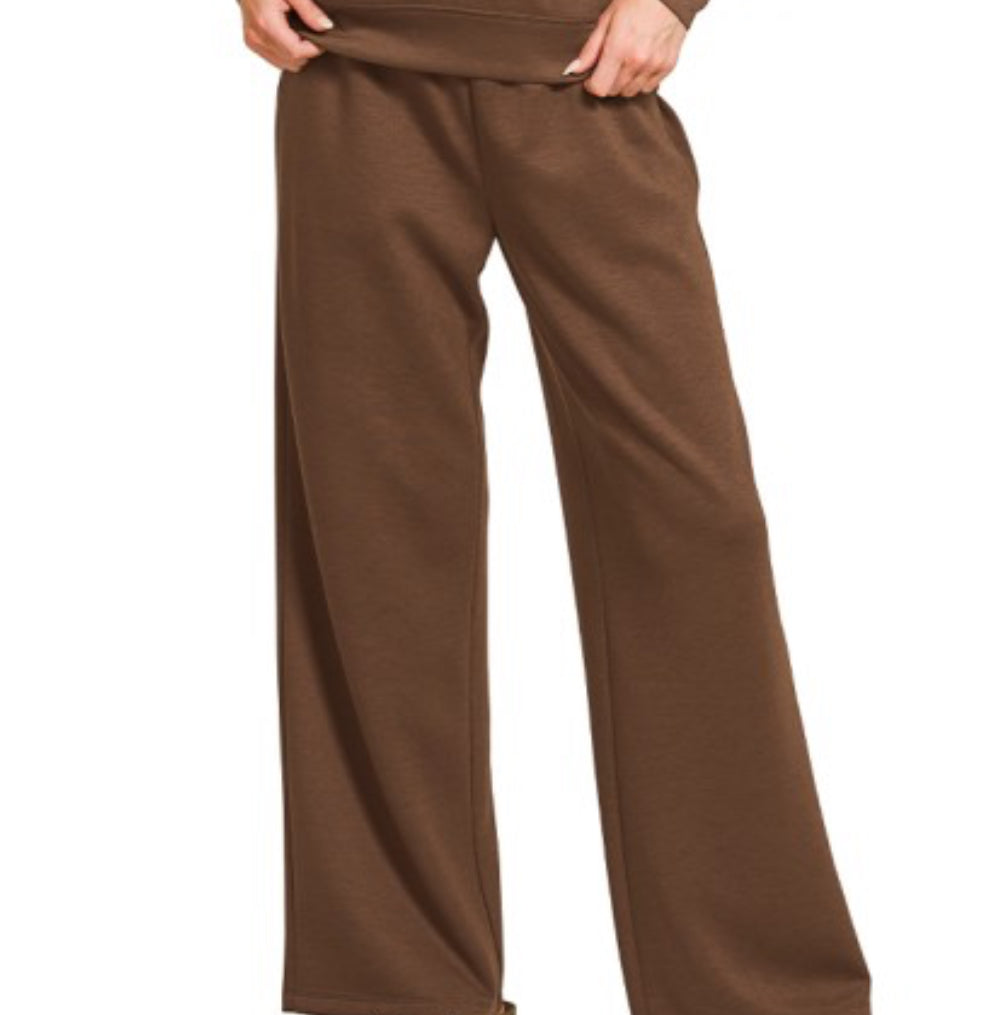 Brown Scuba Pants