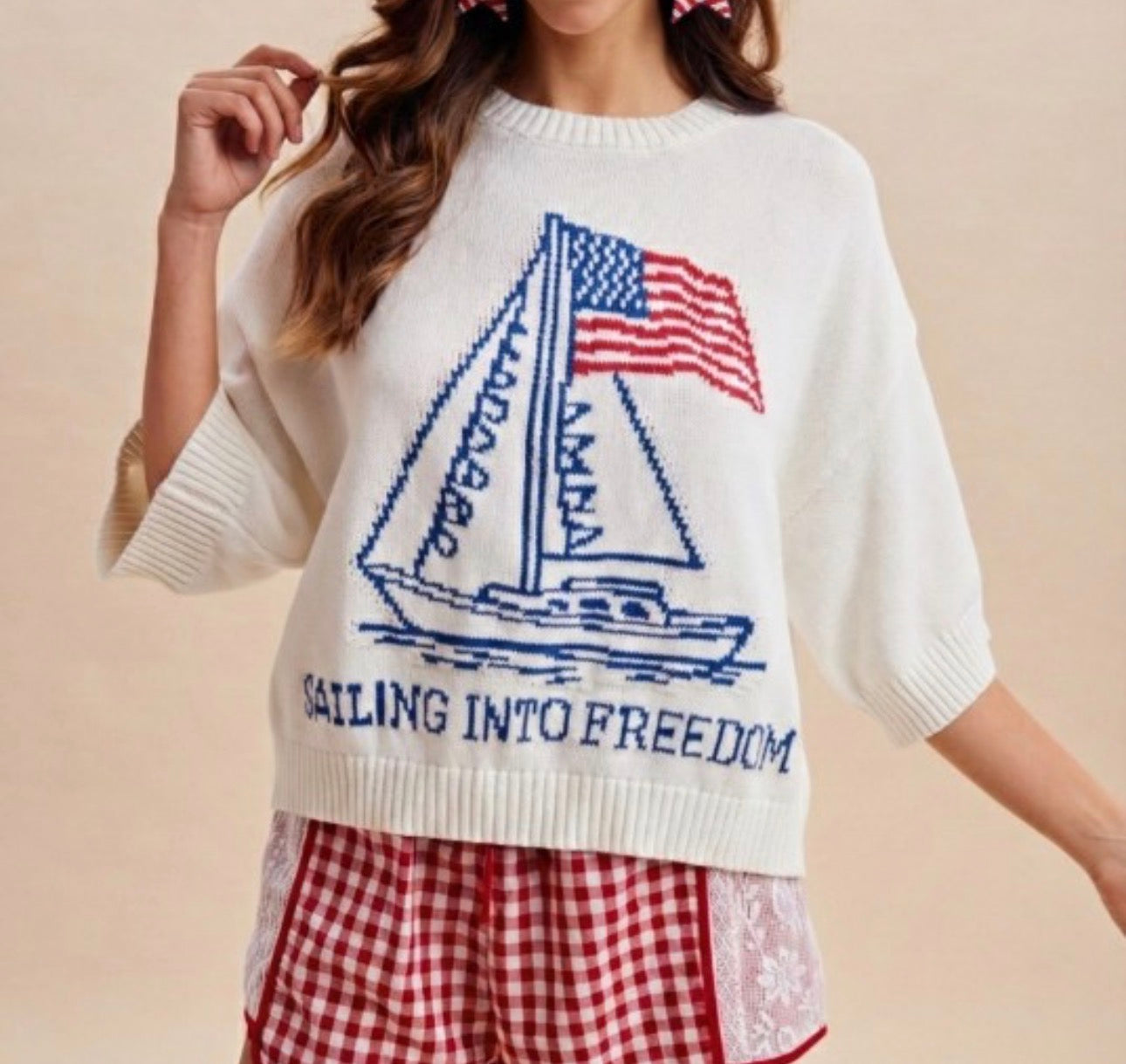 Sailing Into Freedom Sweater